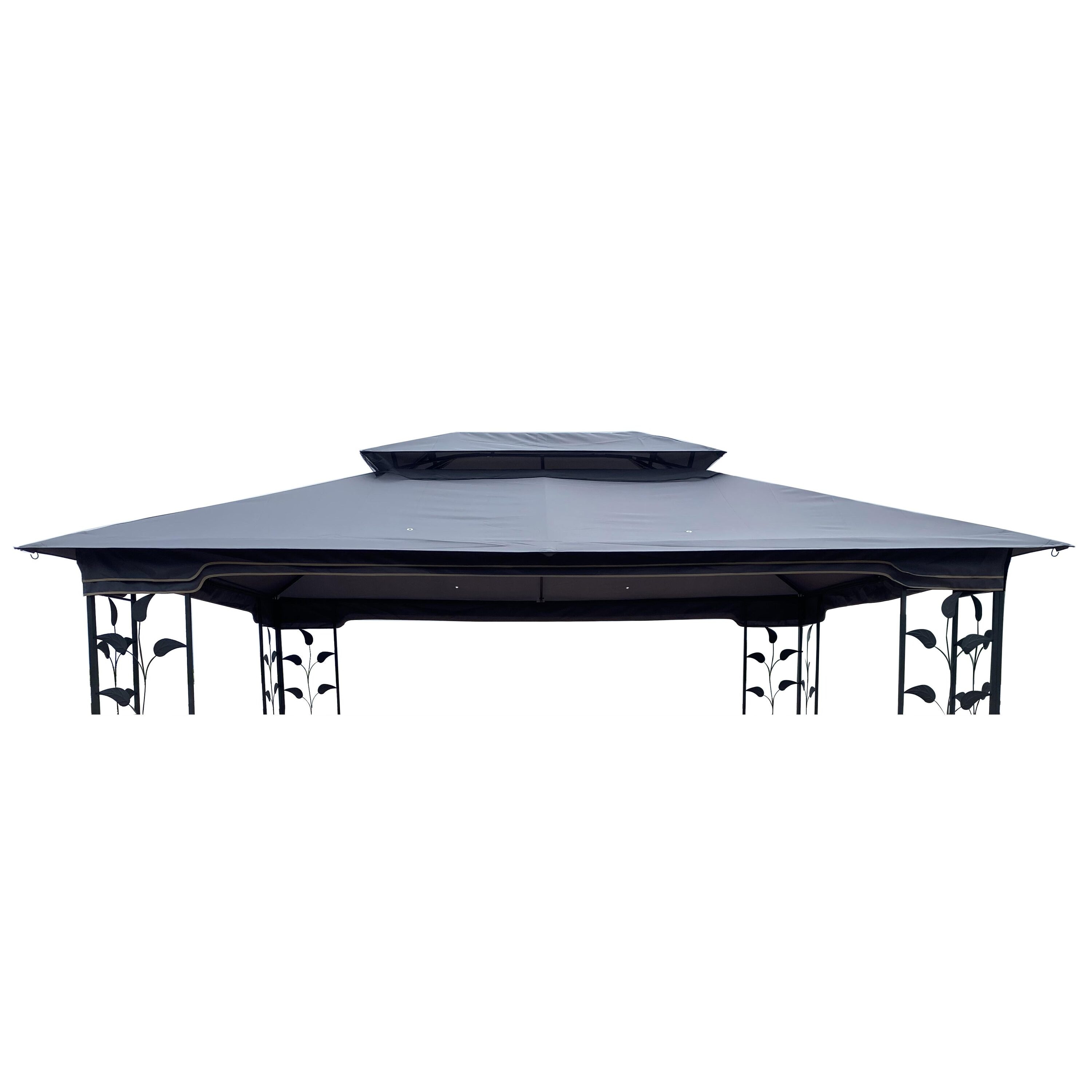 Bayfeve BFBU-41992 13Ft x 10 Ft Patio Double Roof Gazebo Replacement Canopy Top Fabric