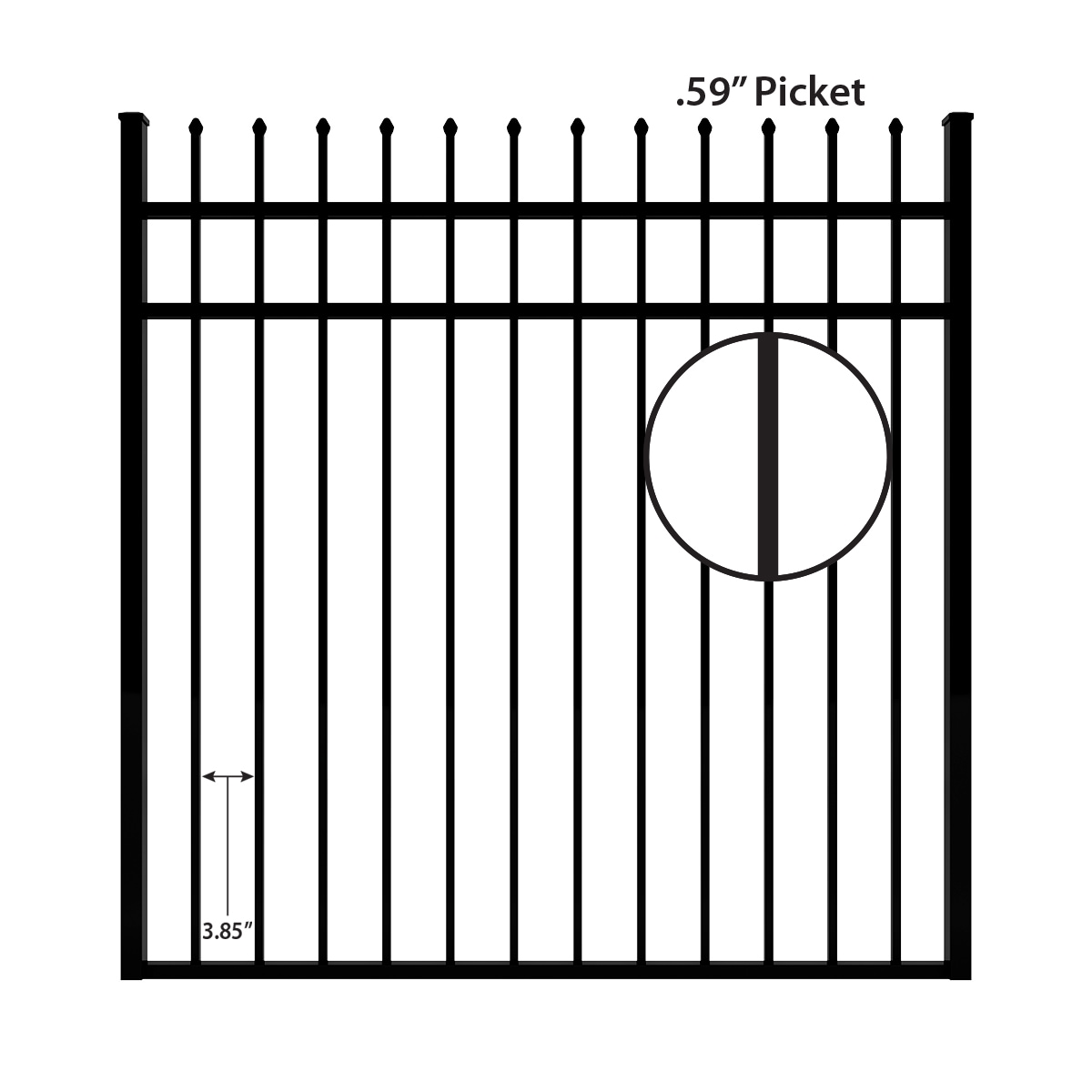 Ironcraft 833673 Fence-Gates - View #4