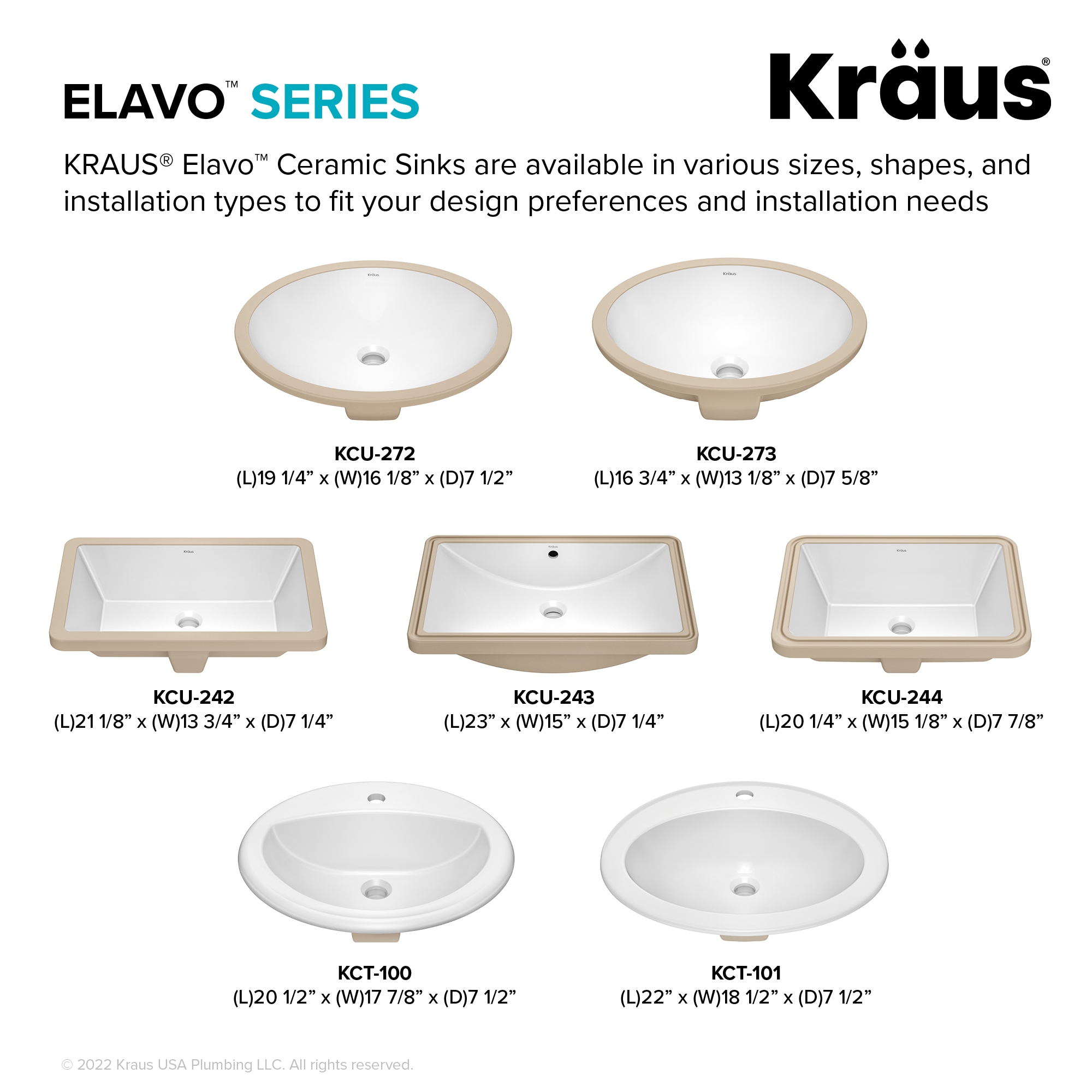 Kraus KCU-242 Bath-Sink - View #14