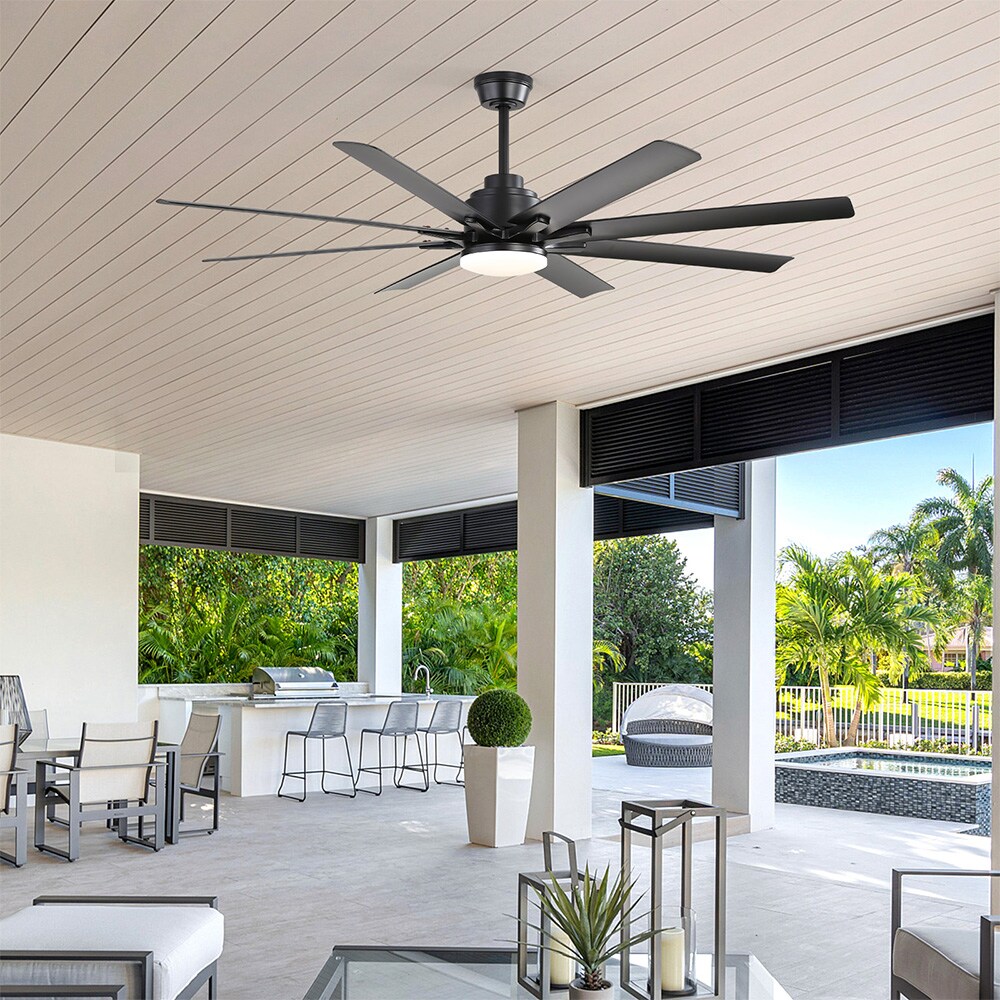 Sofucor LW-52K138-BK-BK Ceiling-Fans - View #2