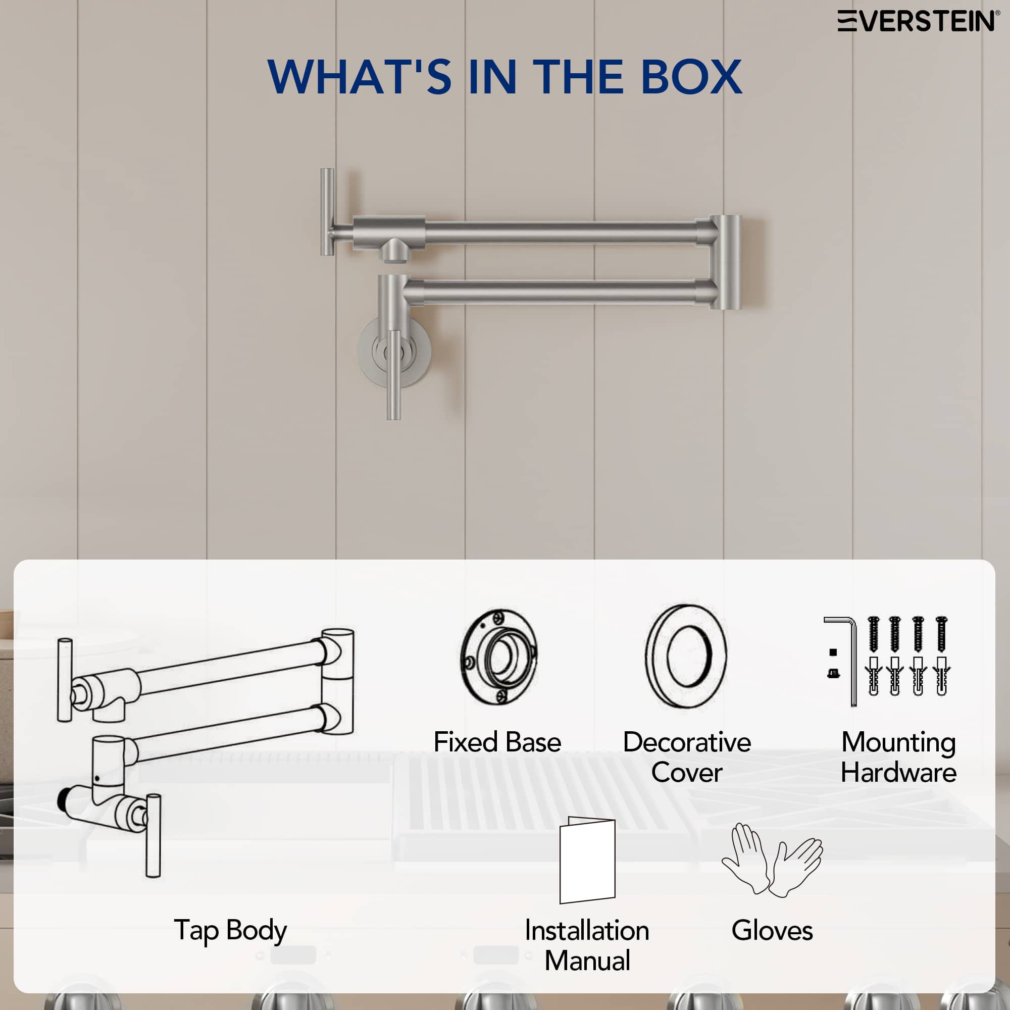 EVERSTEIN SFS-1088-NK Kitchen-Faucets - View #11