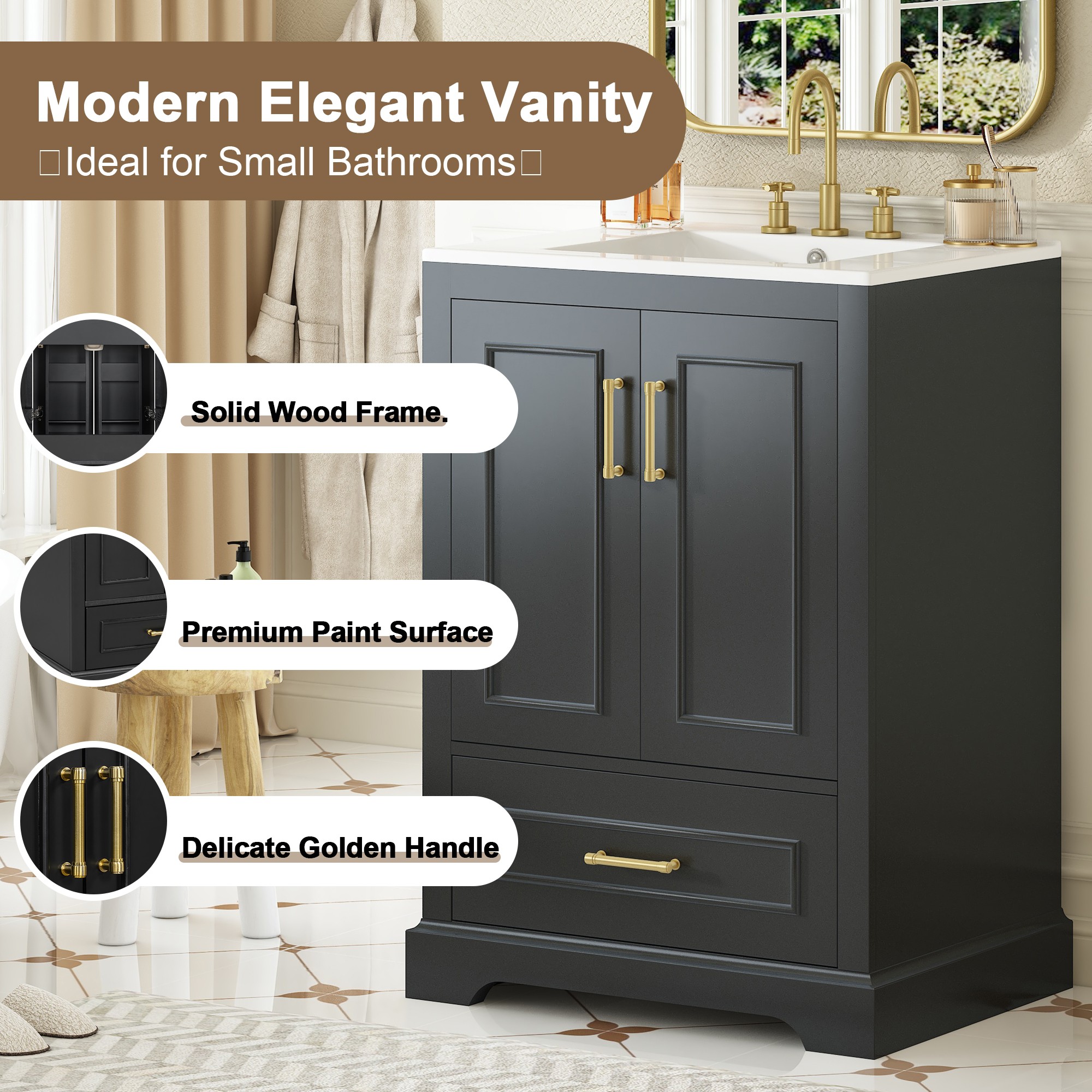 Dexmalle N729P321378B Bath-Vanity-Combo - View #5