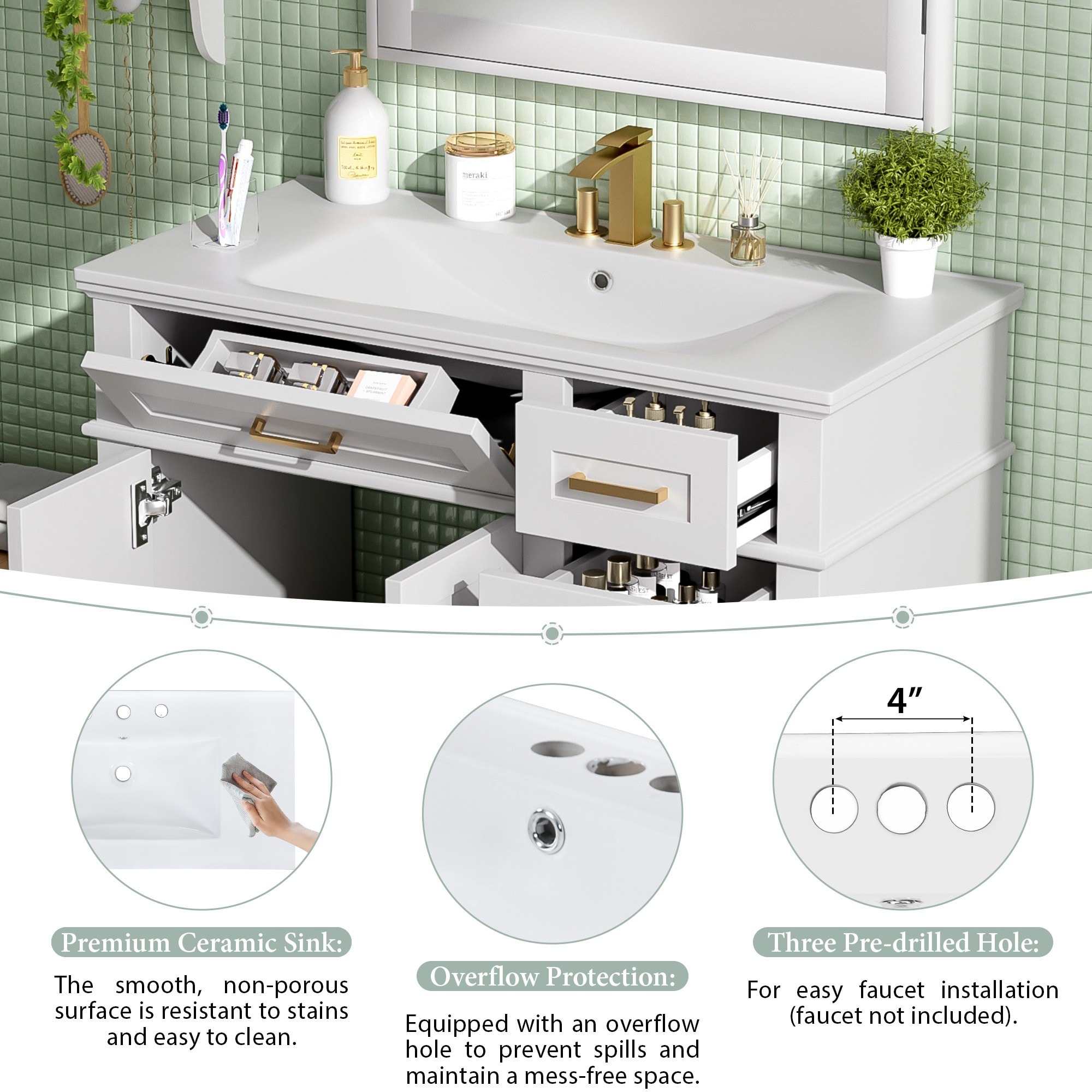 Dexmalle N729P253935K Bath-Vanity-Combo - View #12