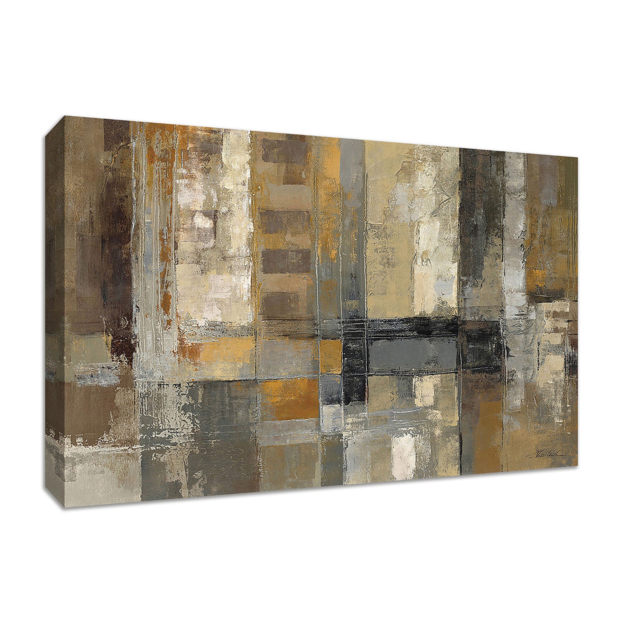 Tangletown Fine Art 14270-5738C One Way Street Silvia Vassileva 38-in H x 57-in W Abstract Print on Canvas