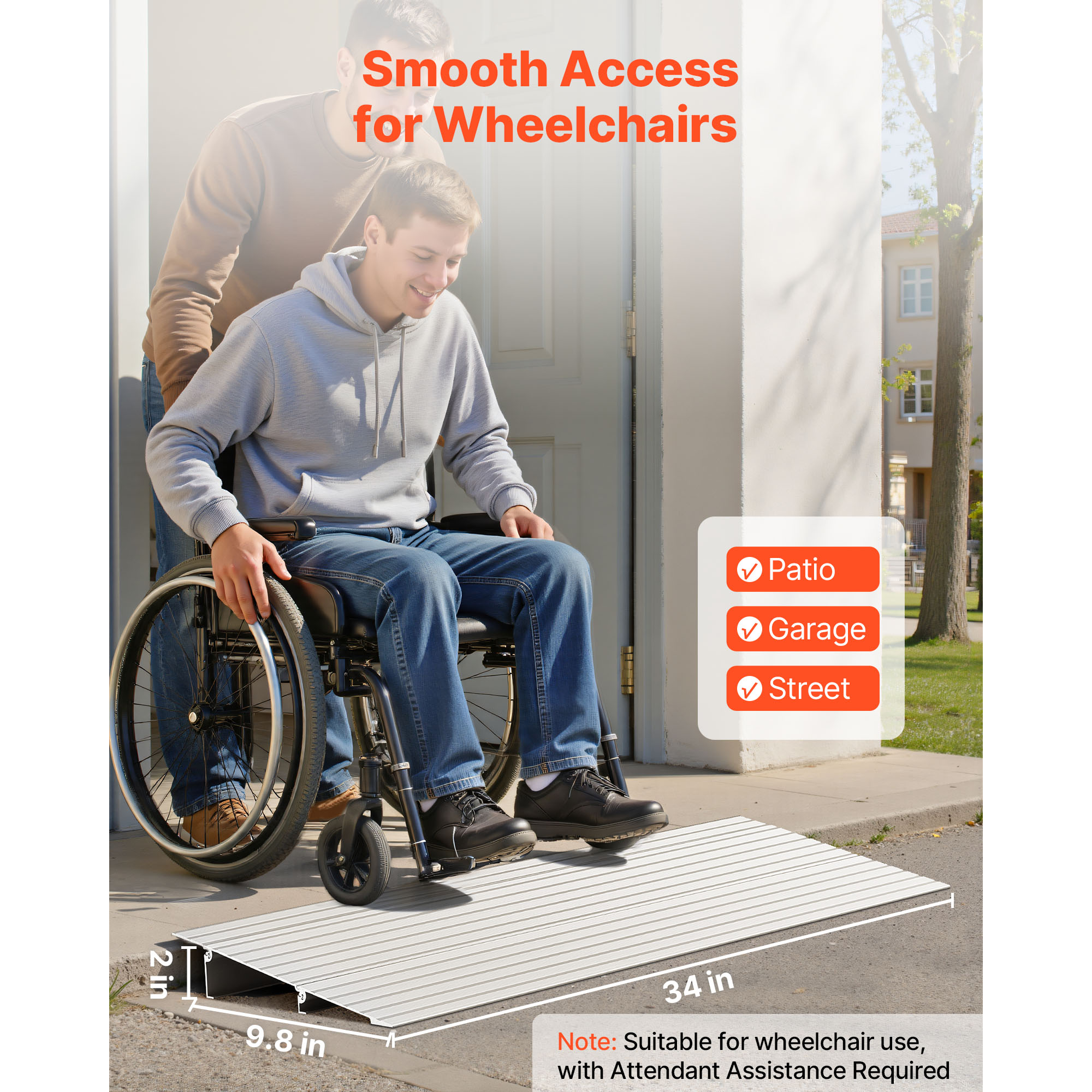 VEVOR SCPJSMJLPD2Y16683V0 Access-Ramps - View #2