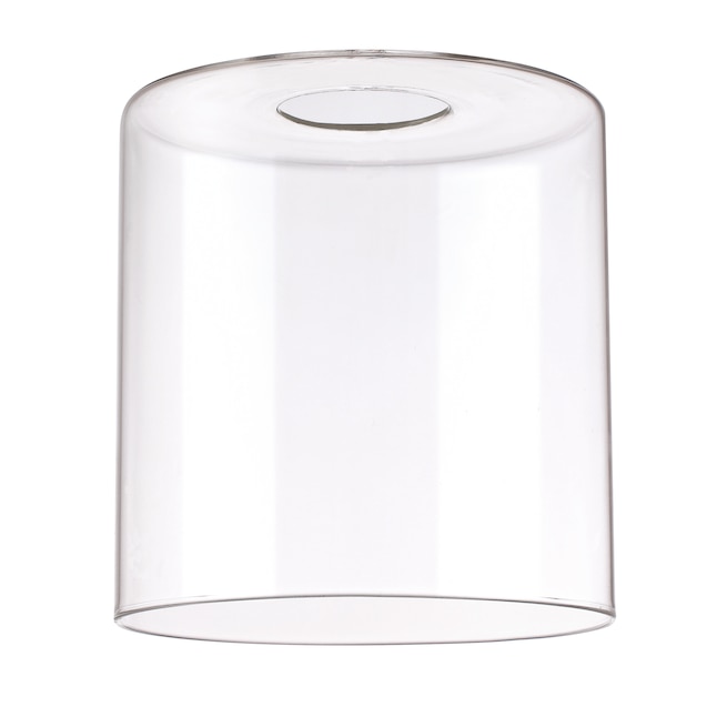 Style Selections 5-in x 4.75-in Cylinder Clear Glass Vanity Light Shade ...