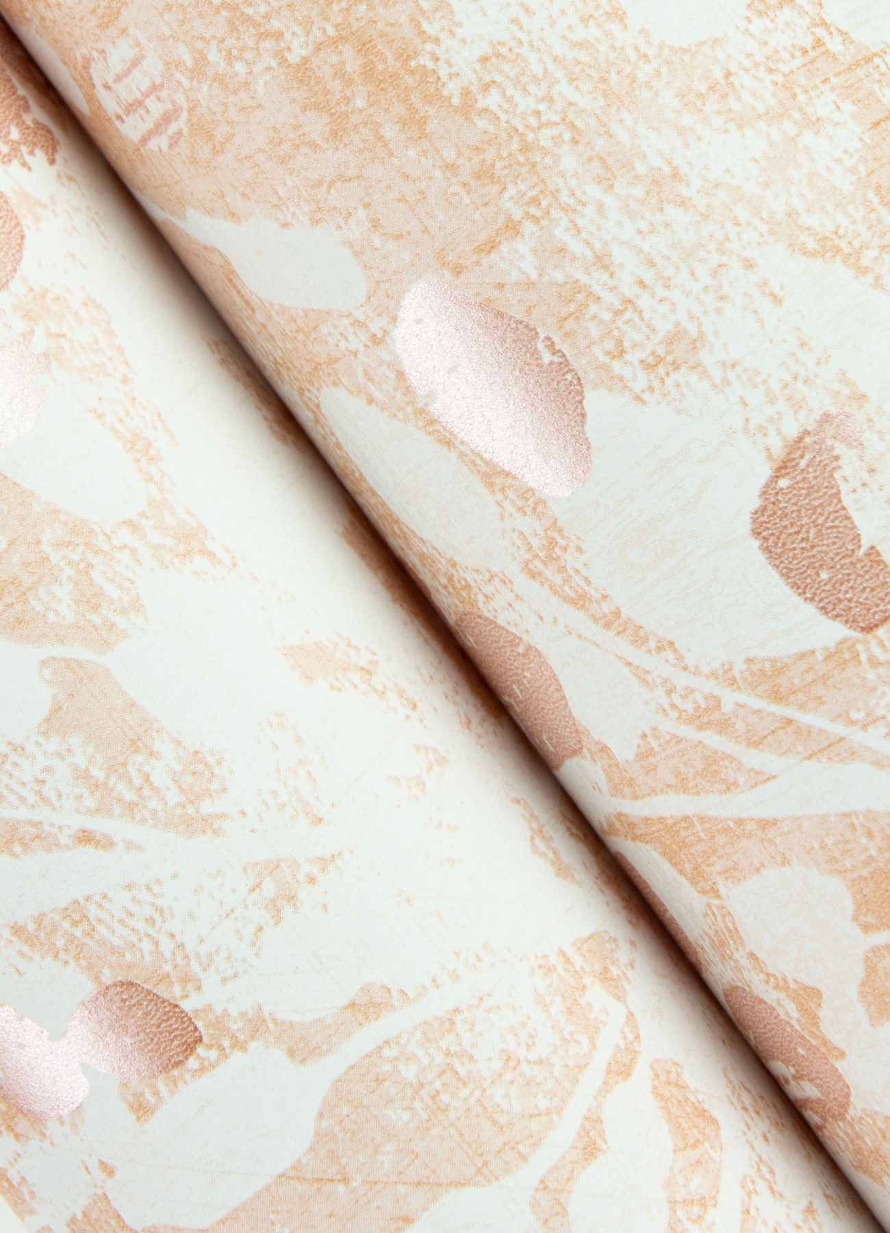 Dori Blush and White Floral Non-Woven Wallpaper