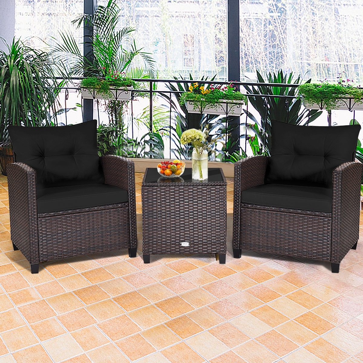 Forclover HYFC-639DK Patio-Conversation-Sets - View #3