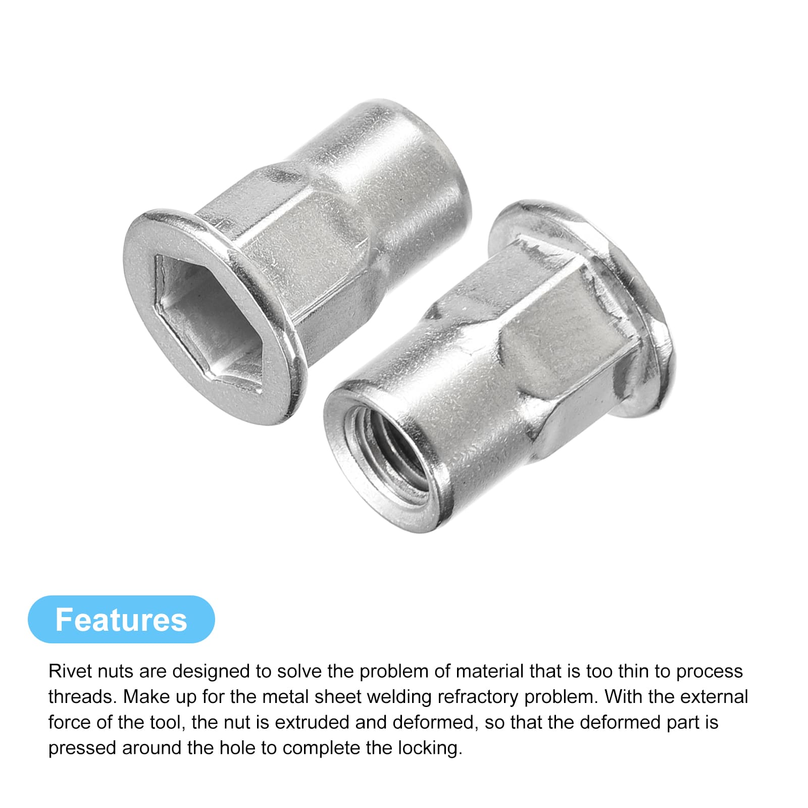 Unique Bargains S25072801UX1217 rivets - View #4