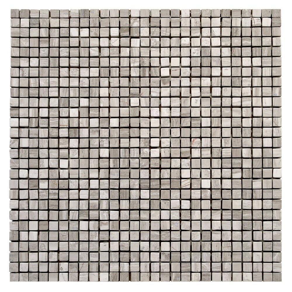 Solistone HGRY LH-02 Haisa Marble 10-Pack Haisa Light 12-in x 12-in Honed Natural Stone Marble Uniform Squares Wall Tile
