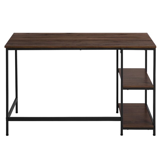 Desks 23.6-in Brown Modern/Contemporary Walnut Computer Desk in the ...