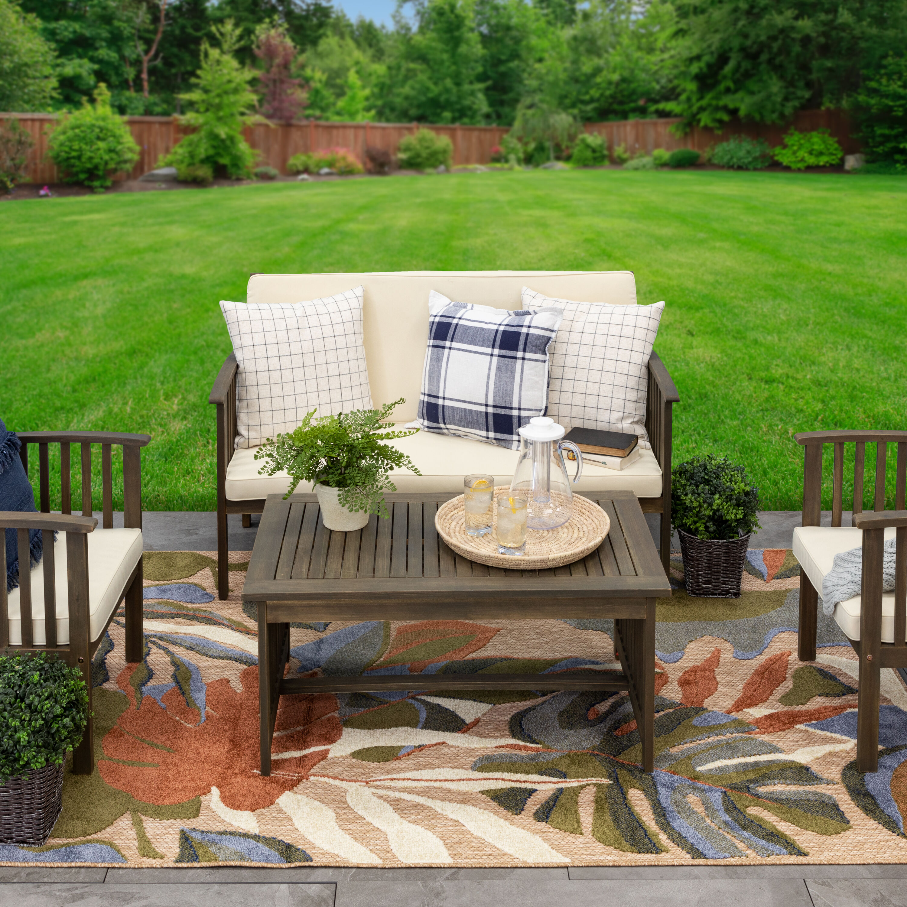 allen + roth with STAINMASTER R1338 416 063090 rugs - View #16