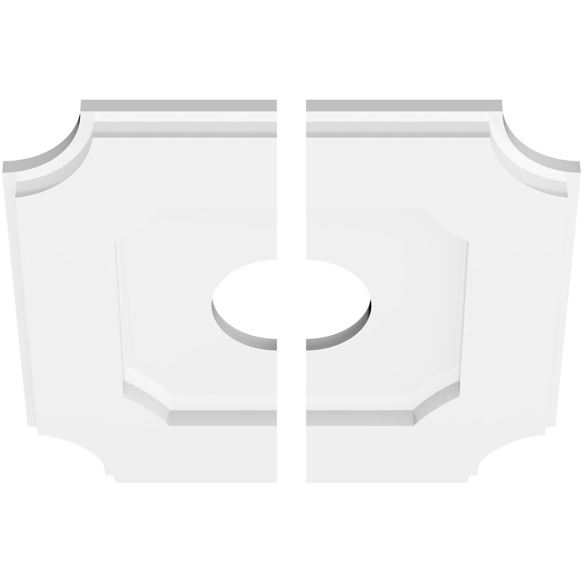 Ekena Millwork CMP12LE2-03000 Ceiling-Medallions - View #2