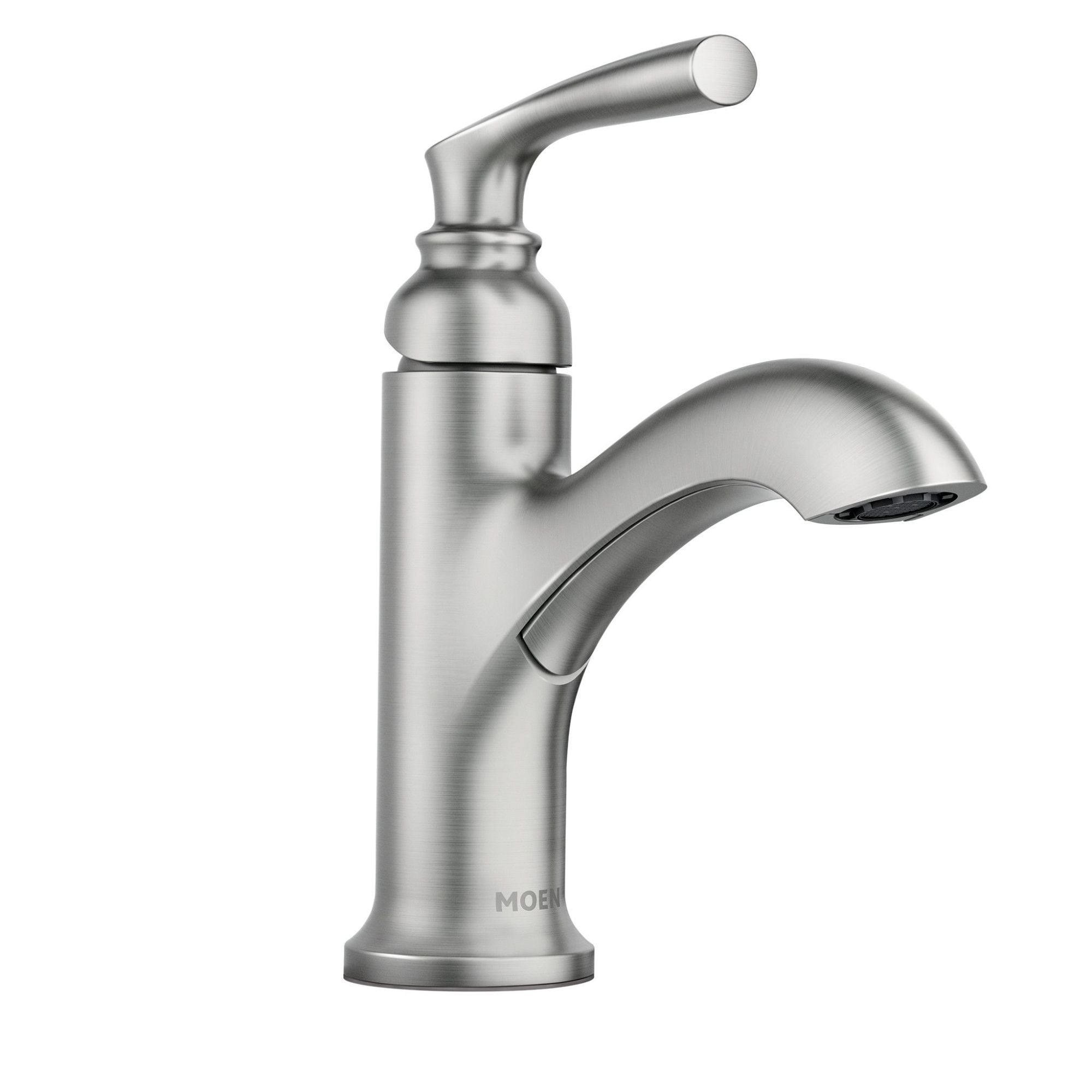 Halle Brushed Nickel Single Handle Bathroom Faucet