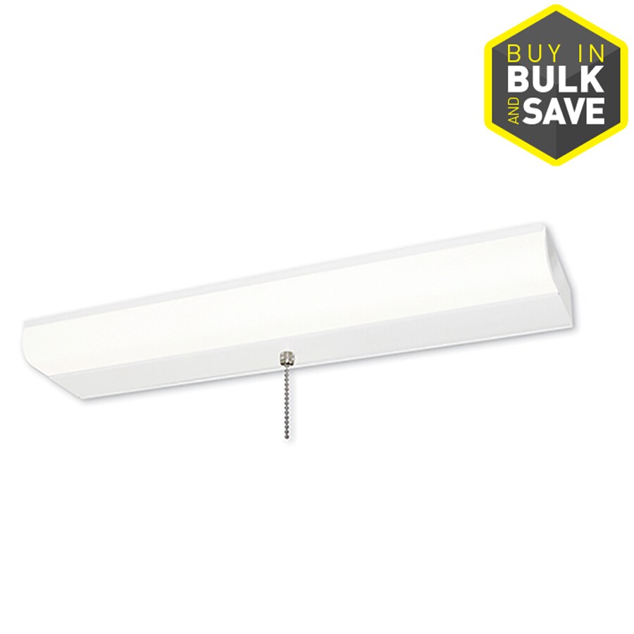 Utilitech GU9318C-T8-WHI 1.5-ft White 1-Light Fluorescent Closet Shop Light