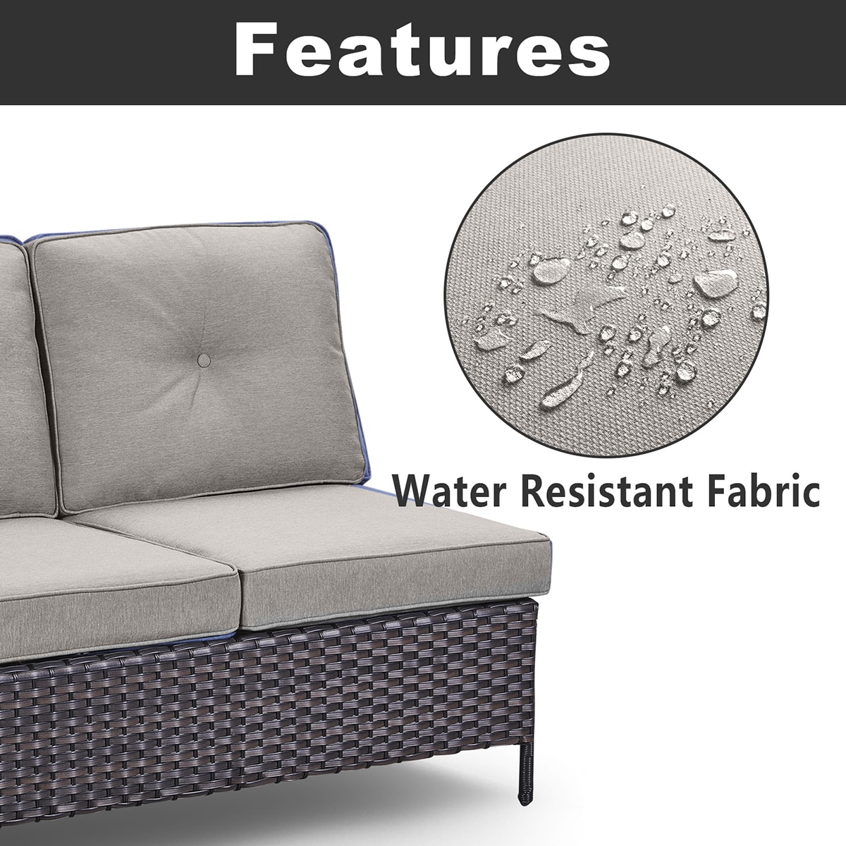 Rilyson FSAPBR13-2 Patio-Sofas-Daybeds - View #9