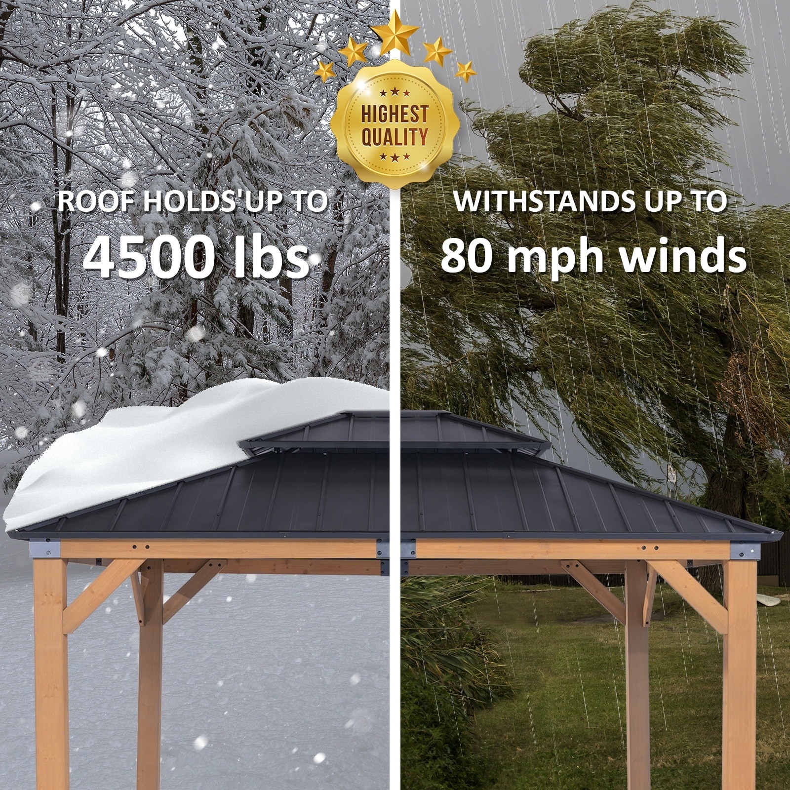 StarEcho TYXY1012 Wood-Resin-Gazebos - View #5