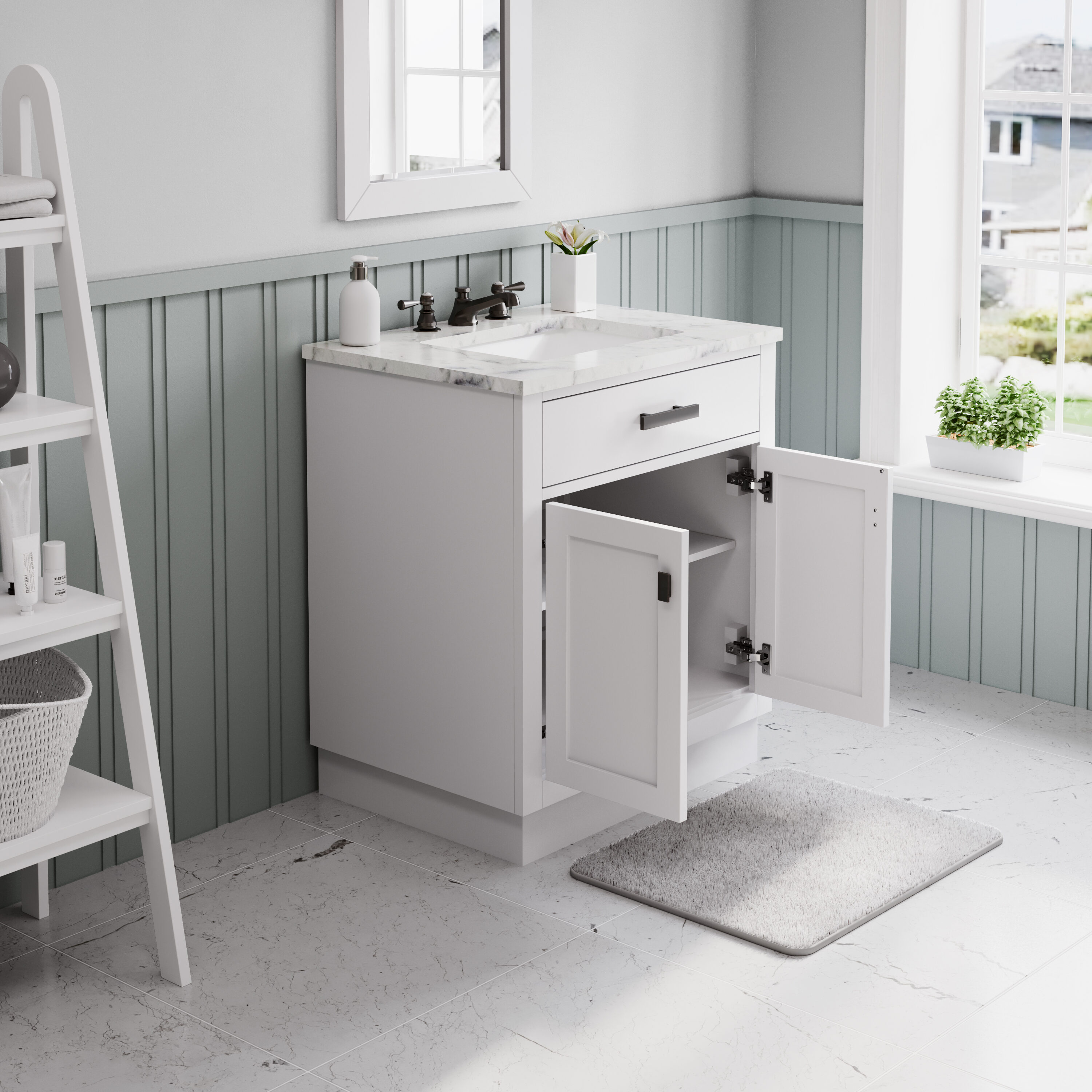 Water Creation HA30CW03PW-R24000000 Bath-Vanity-Combo - View #4