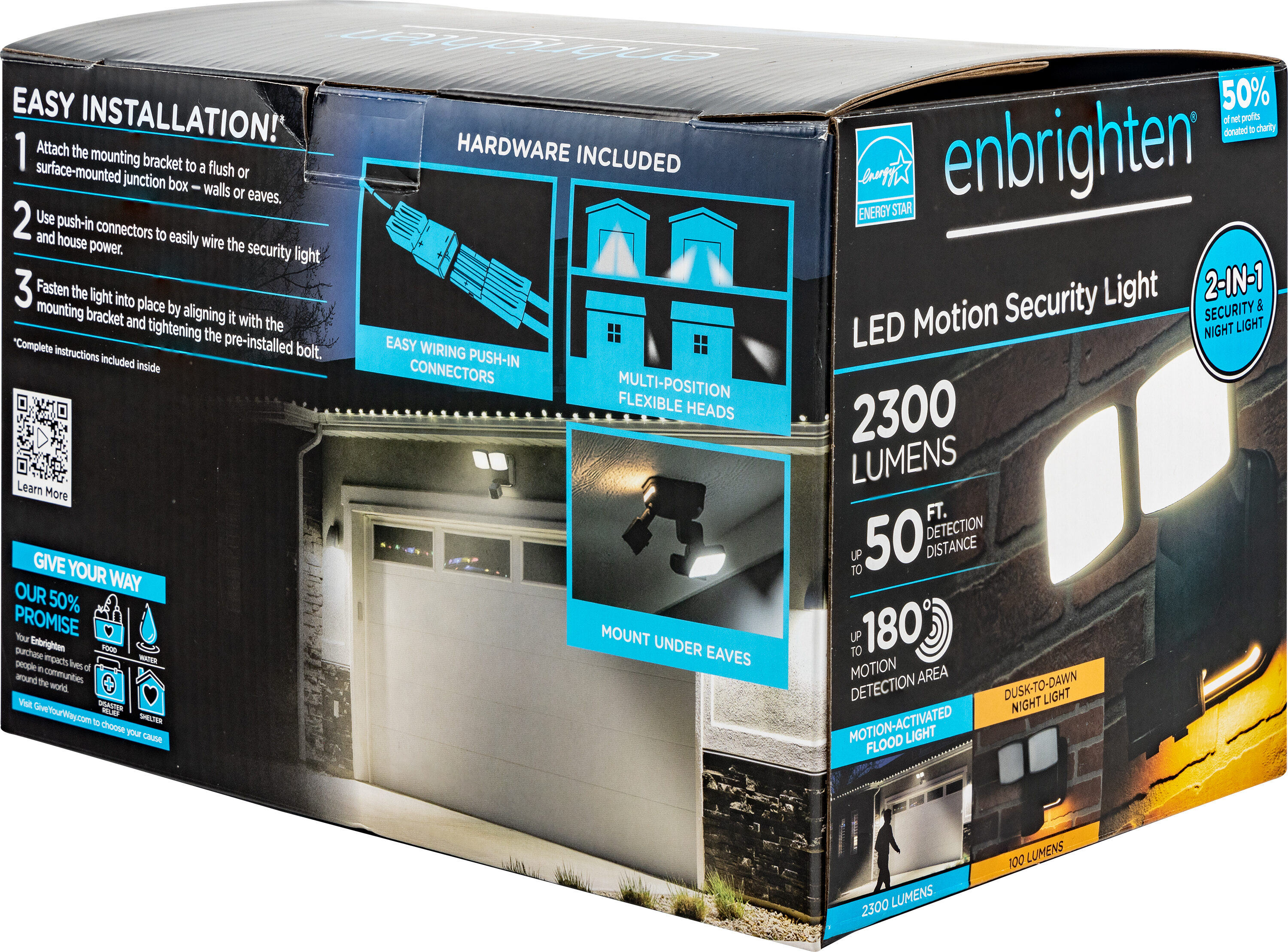 Enbrighten 73703-S1 Motion-Activated-Floodlights - View #10