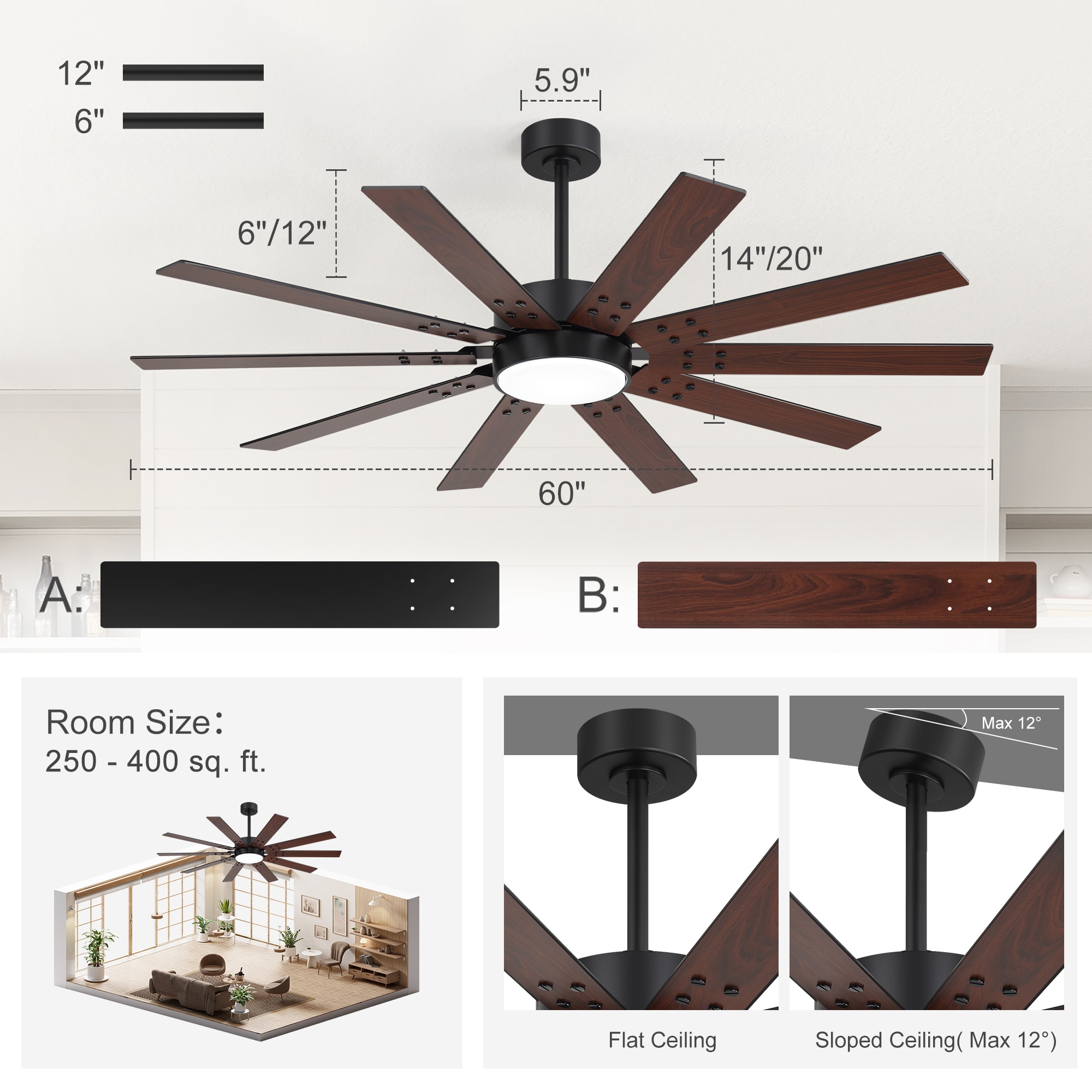 Breezary 33076-AB Ceiling-Fans - View #11