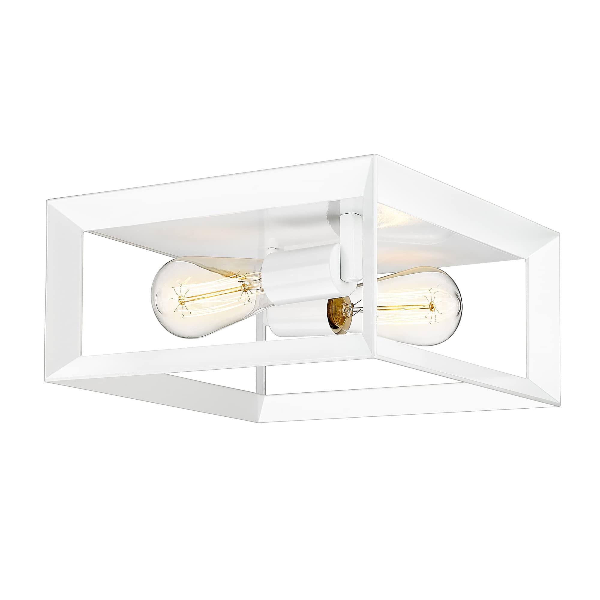 LTMATE LS3040-2 WHDM JAZAVA 2 -Light 11.5-in White Flush Mount Light