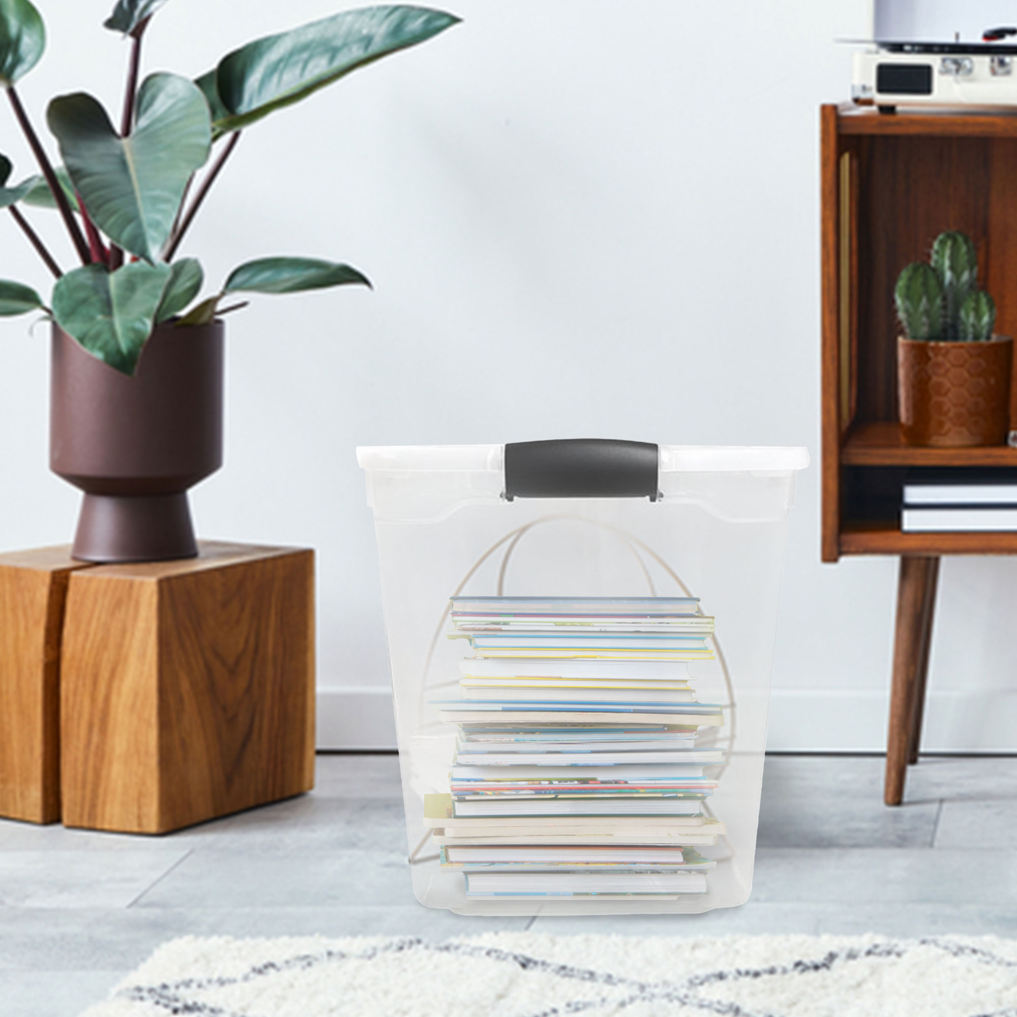 Homz Products 314615 Plastic-Storage-Totes - View #7