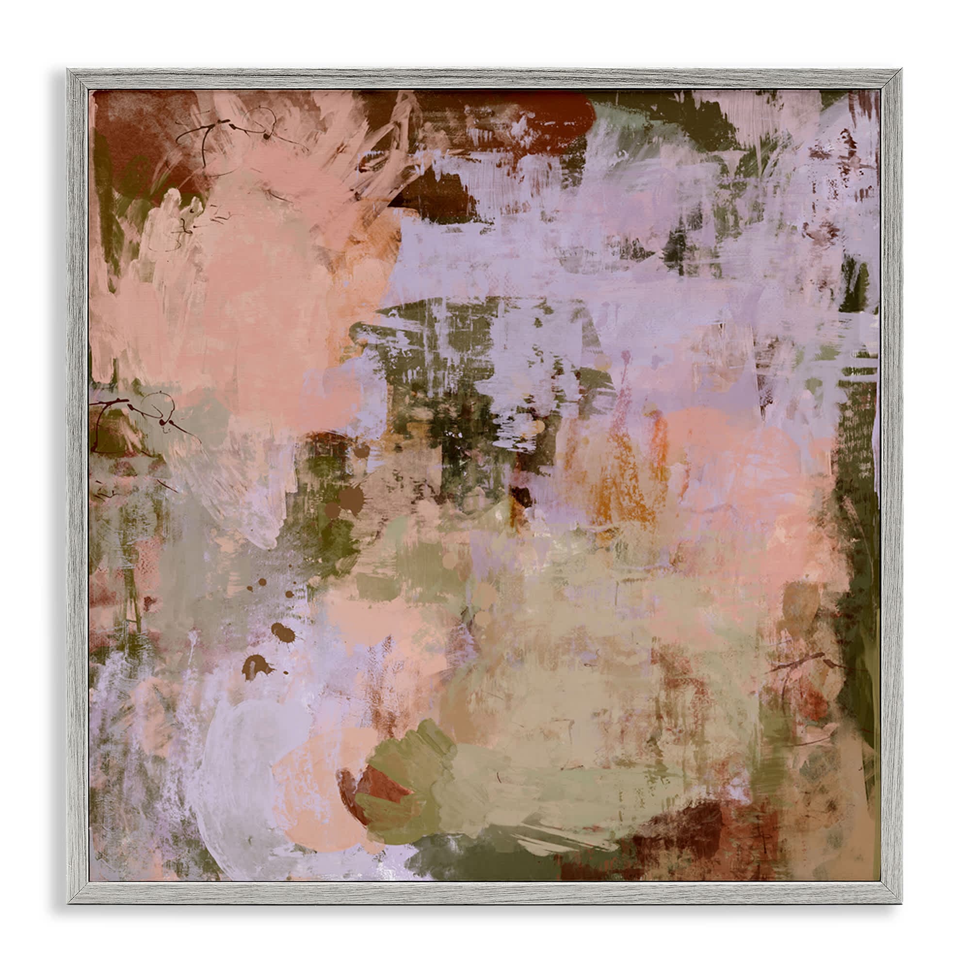Stupell Industries BS-638-GFF-12X12 Rustic Distressed Impression Gray Framed Giclee Art By Hayley Michelle 12 x 12