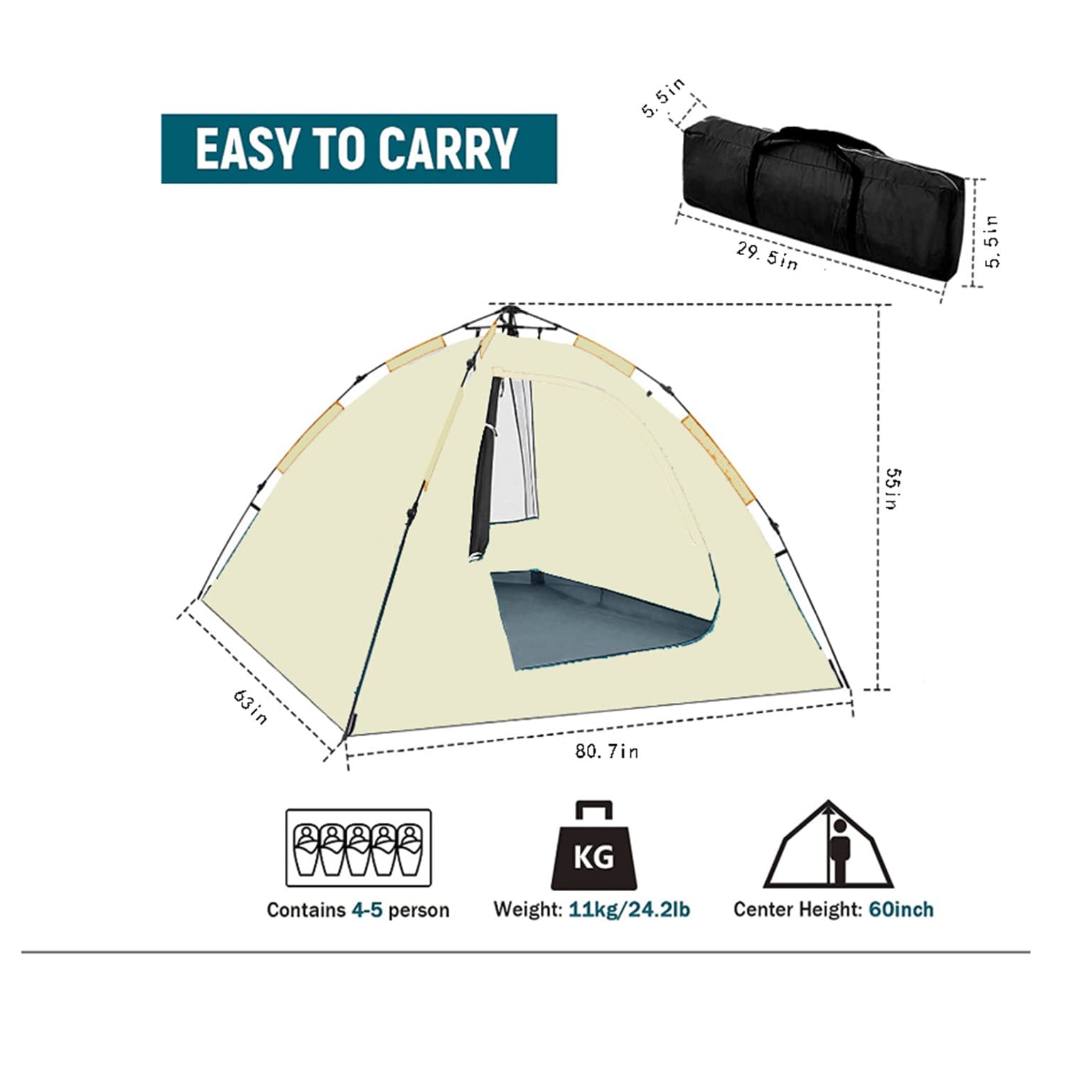 BABOOM BOM-2777553-OR tents - View #2
