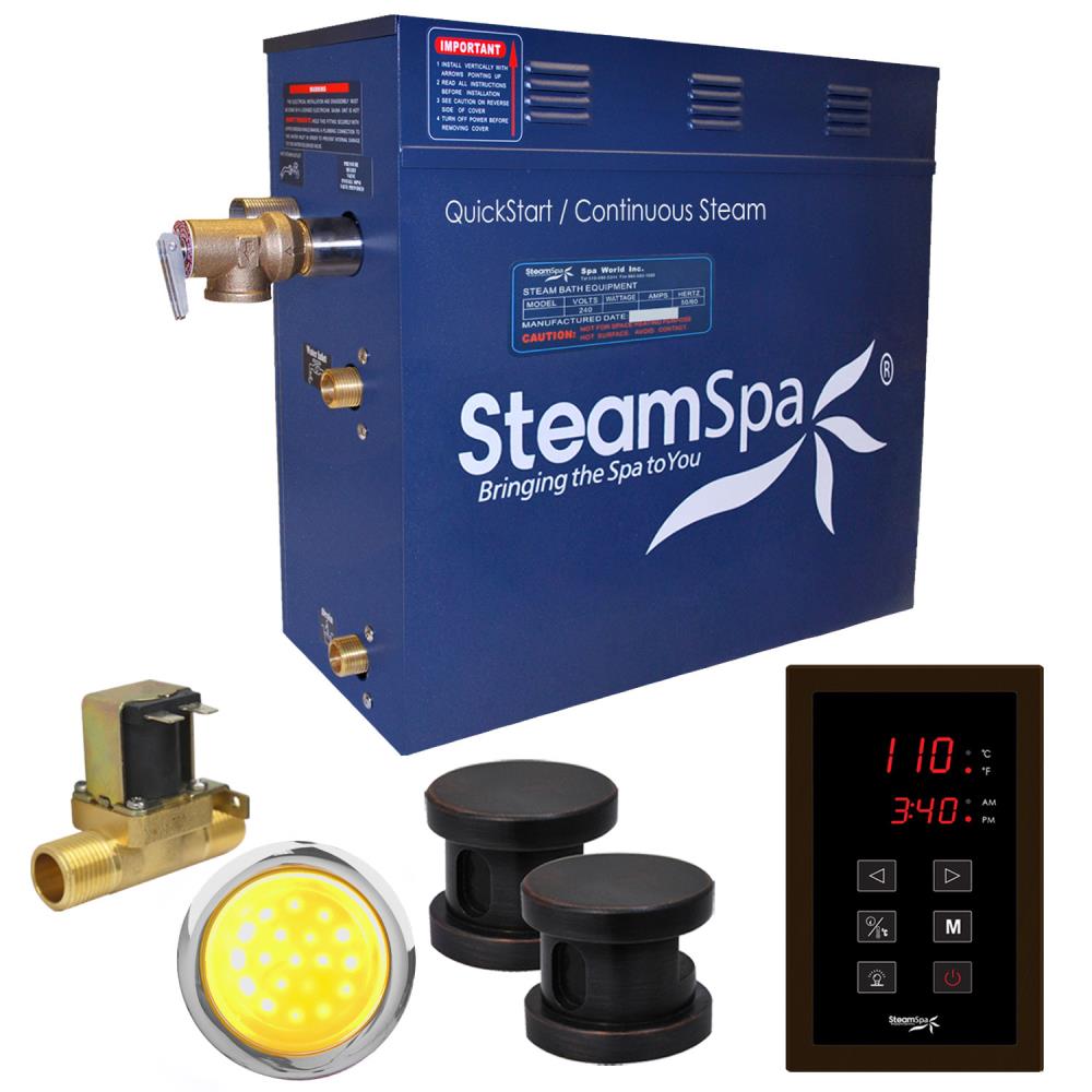 SteamSpa INT1200OB-A Indulgence 12000-Watt Oil Rubbed Bronze Steam generator