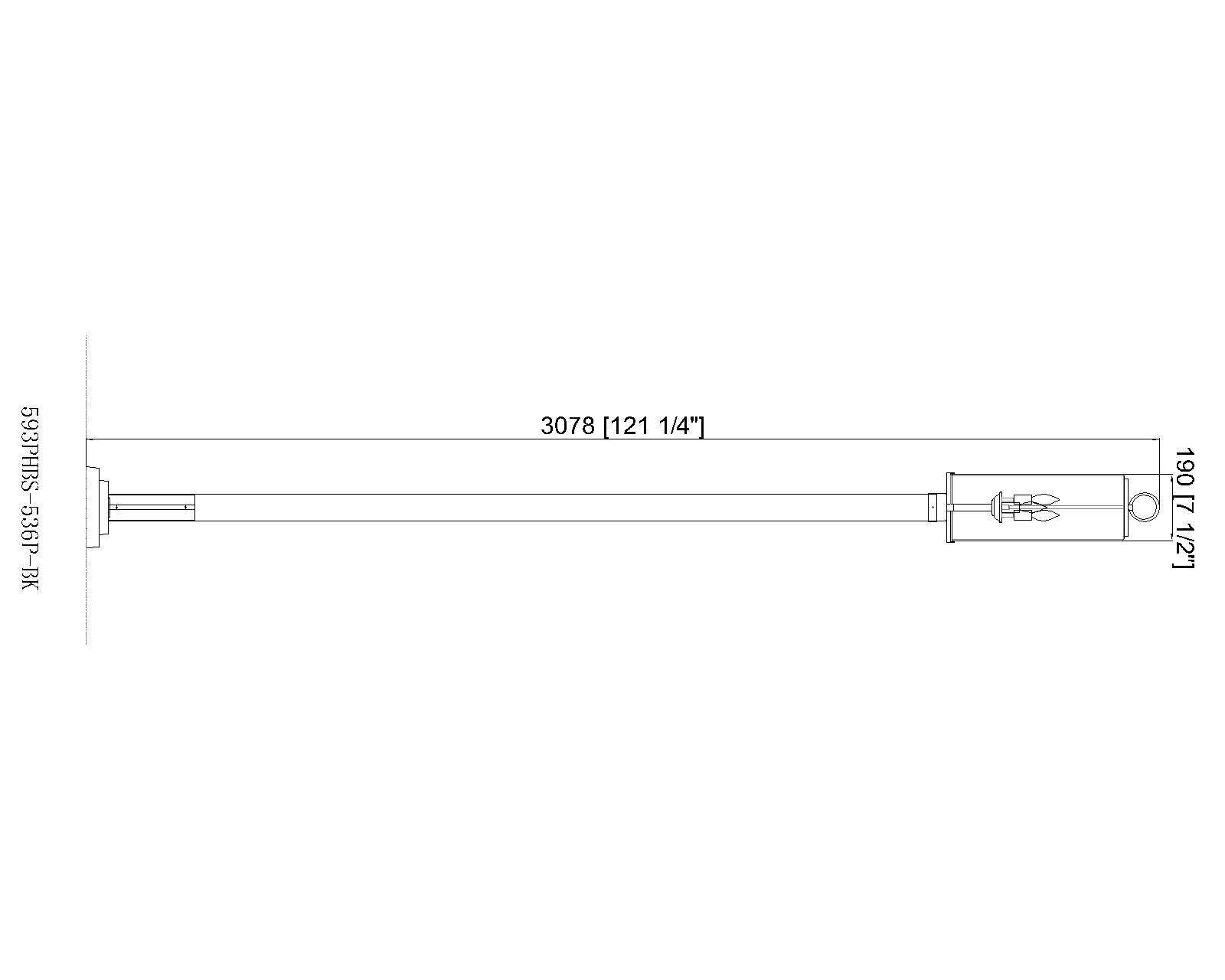 Z-Lite 593PHBS-536P-BK Complete-Post-Lights - View #8