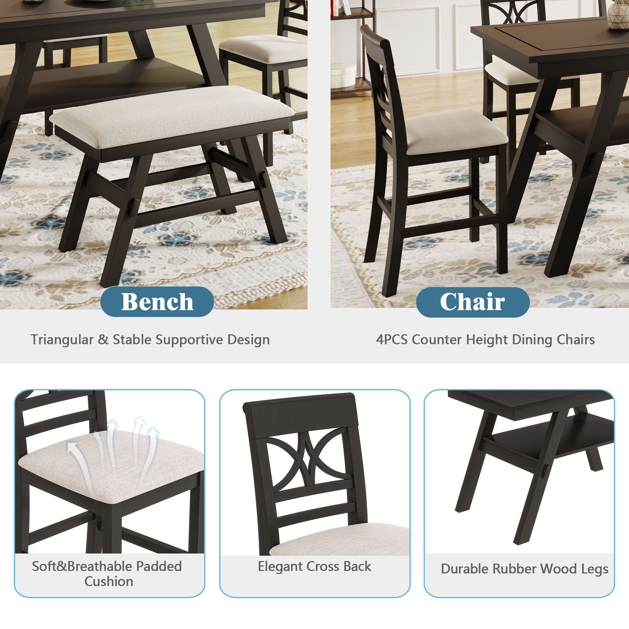 Bybafun YA0100296 Dining-Sets - View #6