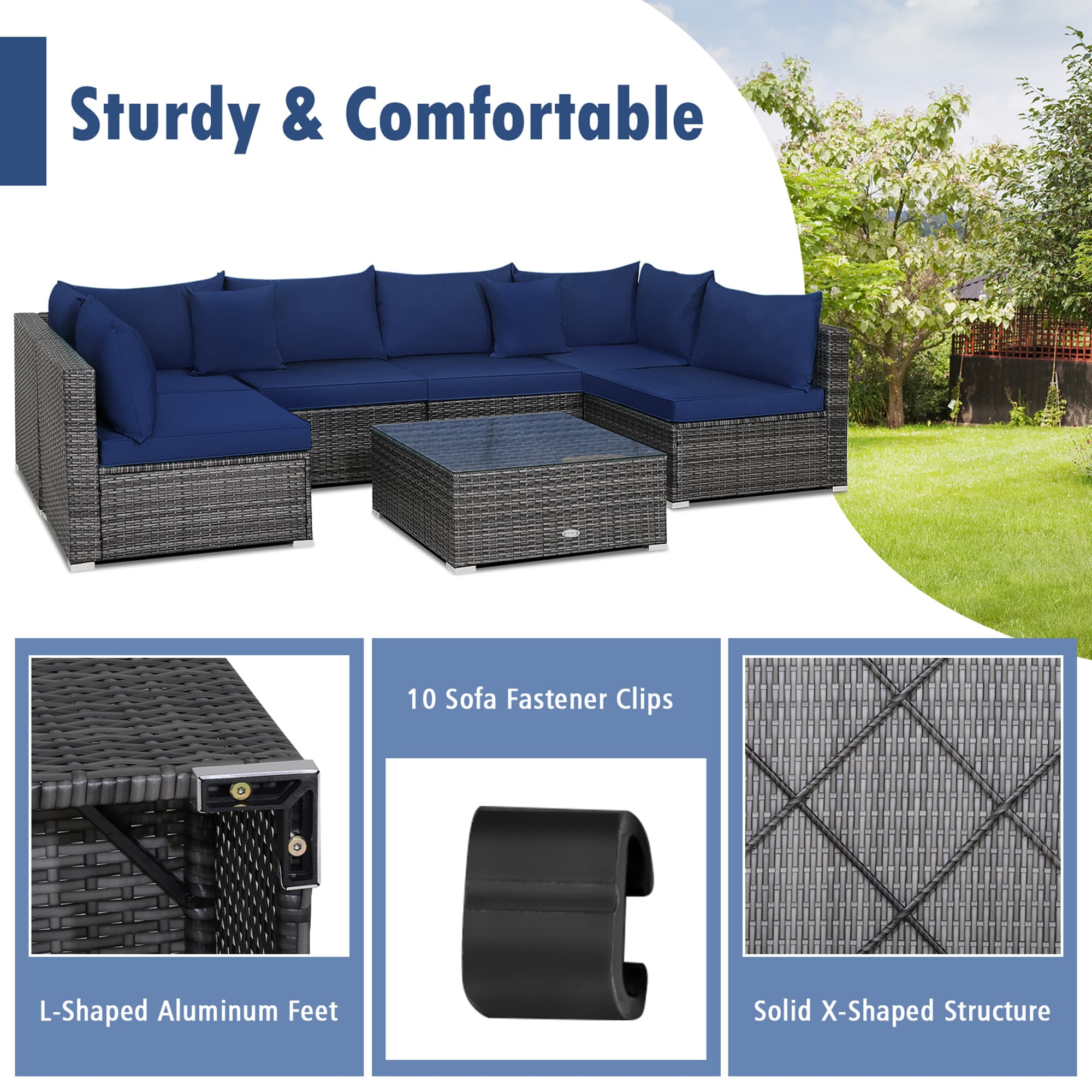Mondawe MD-HF40410 Patio-Conversation-Sets - View #5