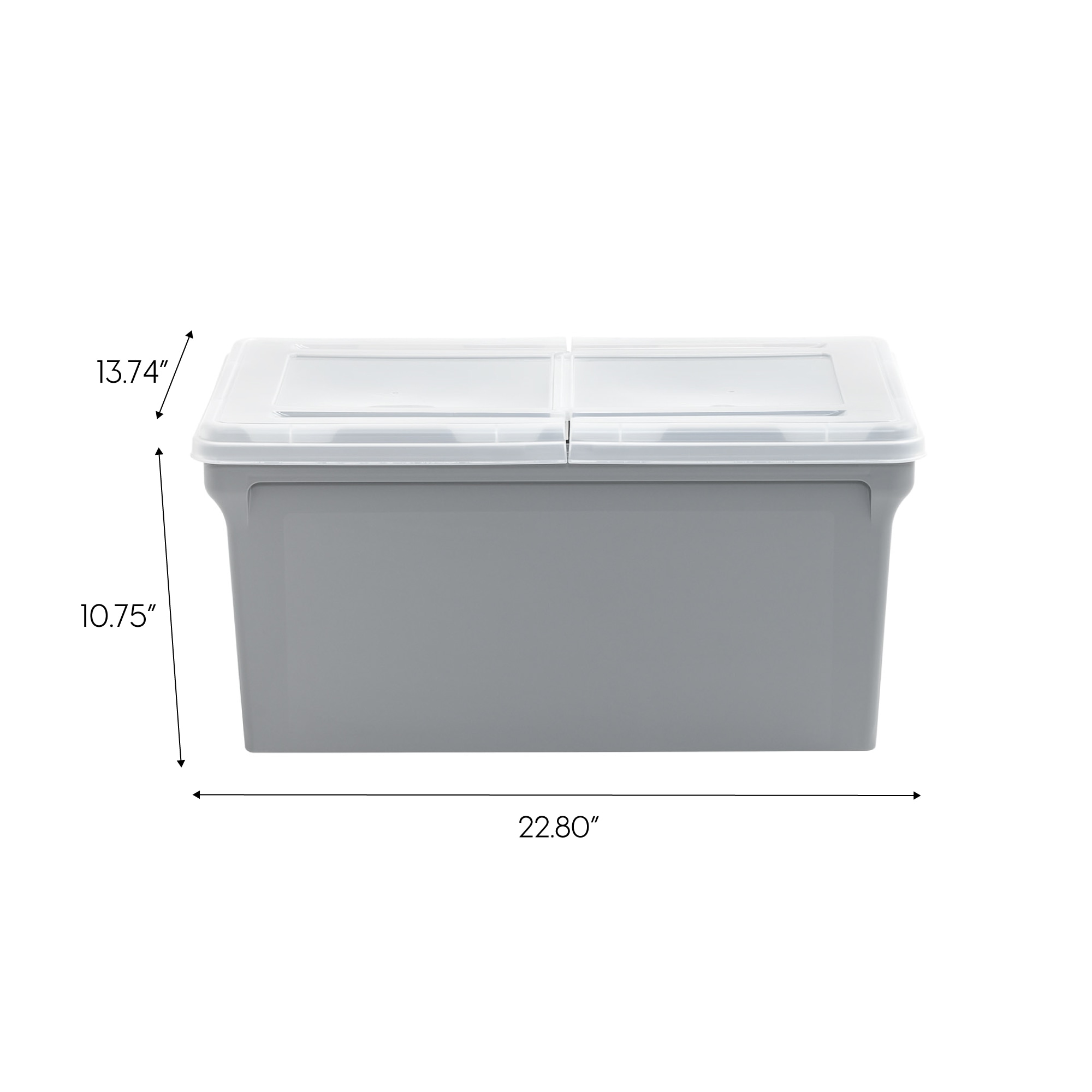 IRIS 500228 Plastic-Storage-Totes - View #8