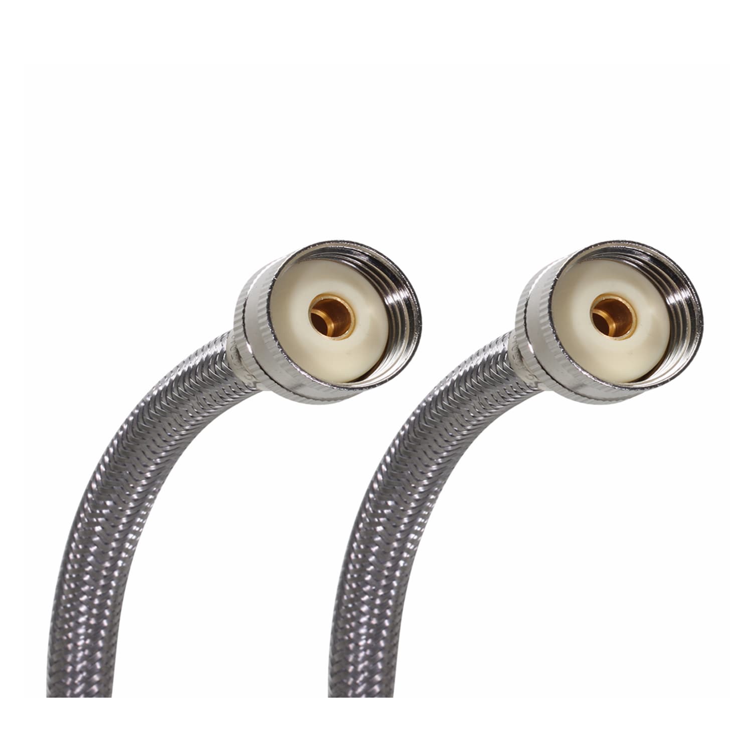 Fluidmaster 3/4 in. Hose X 3/4 in. D Hose 60 in. Stainless Steel Washing Machine Supply Line #9WM60