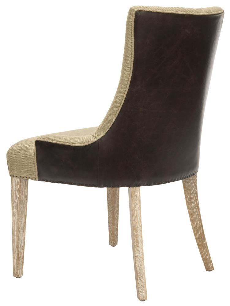 Chair Wood Frame In The Dining Chairs, Safavieh Becca Leather Dining Chair