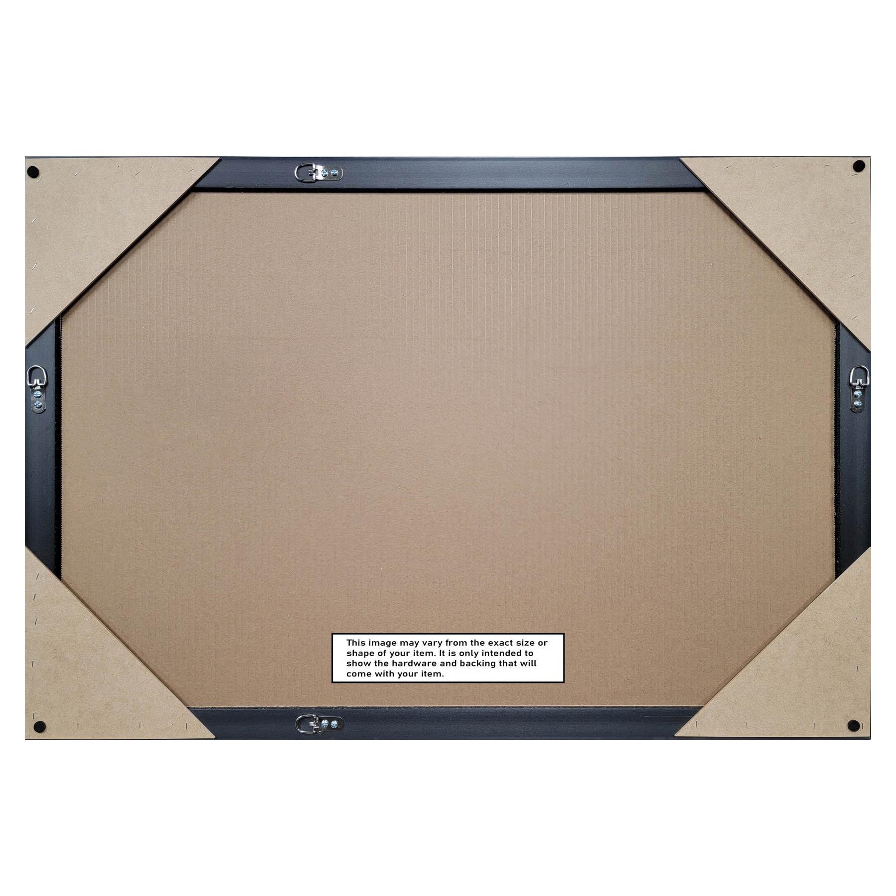 Espresso Brown Wood Bathroom Vanity Wall Mirror