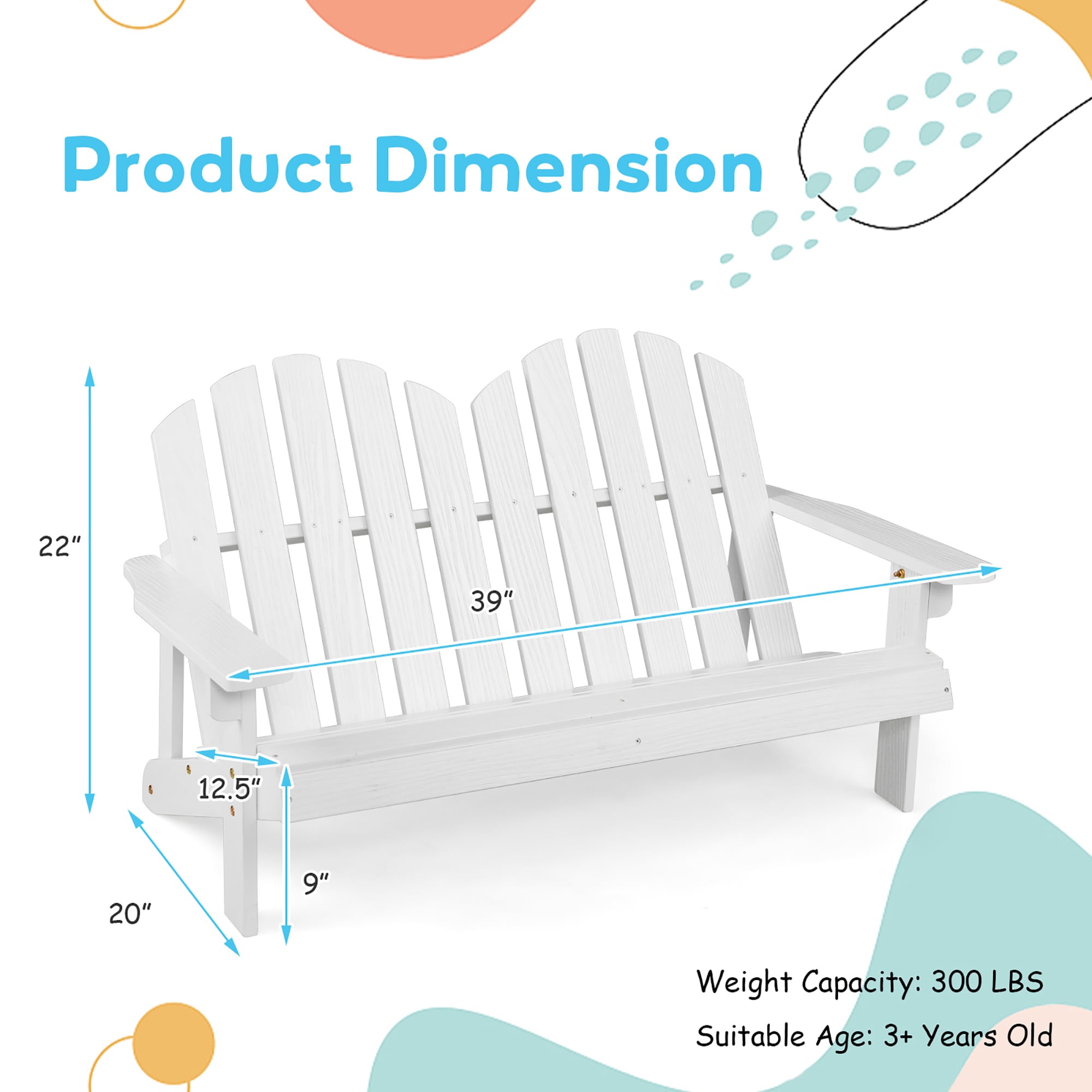 Costway NP11088WH Patio-Chairs - View #2
