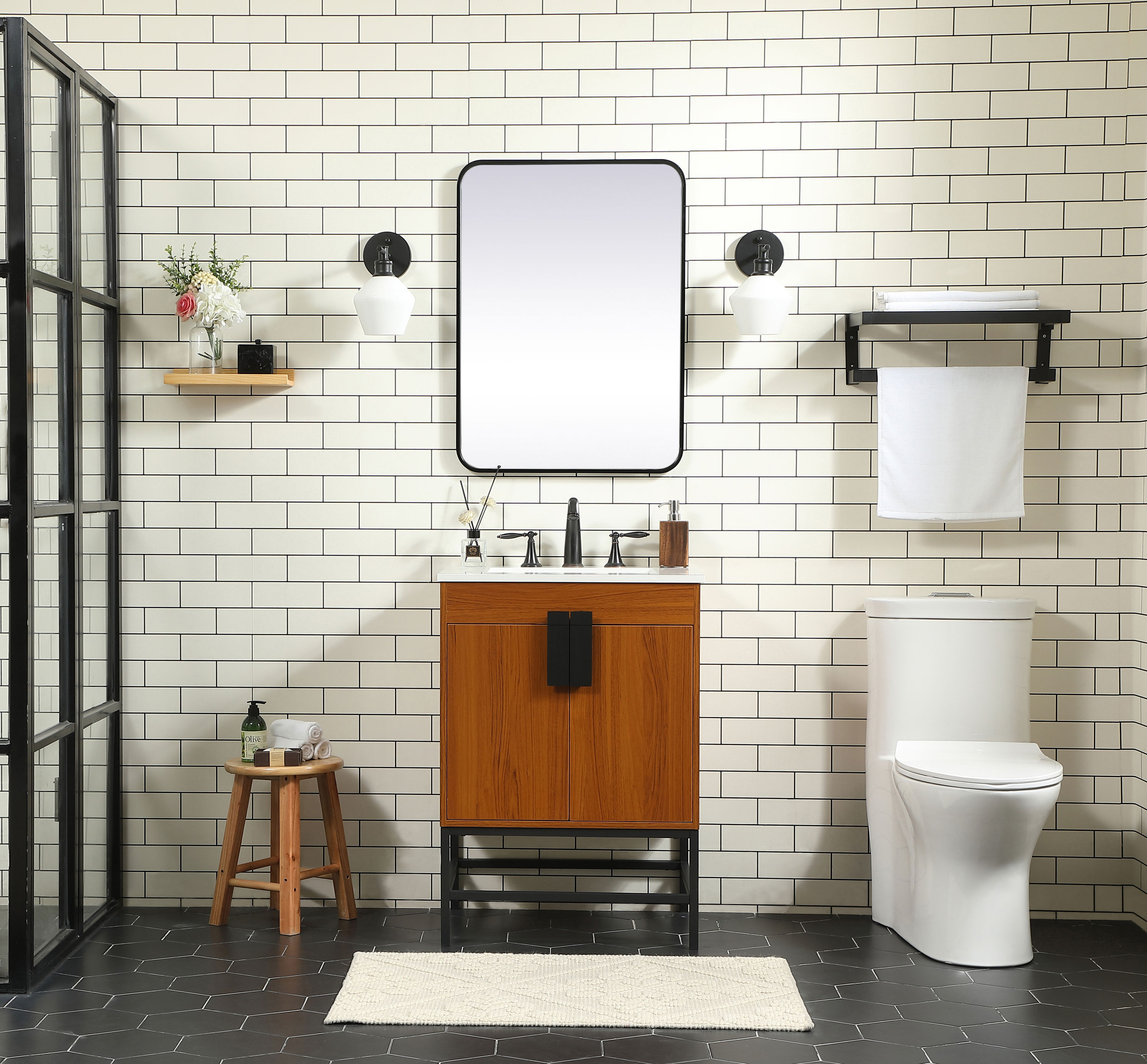 Elegant Decor HF146472MTK Bath-Vanity-Combo - View #5