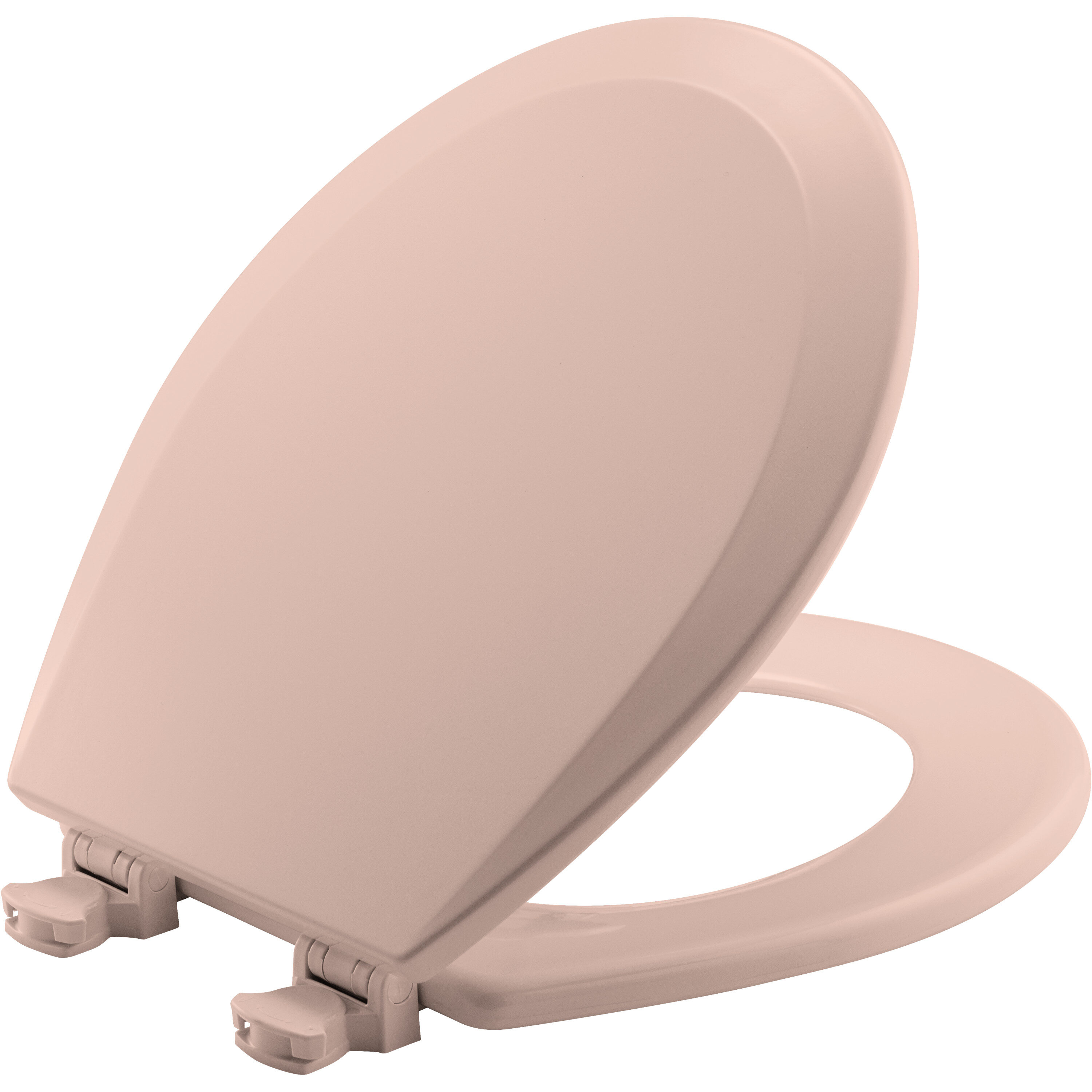 Bemis 500EC 063 Easy Clean Wood Venetian Pink Round Toilet Seat