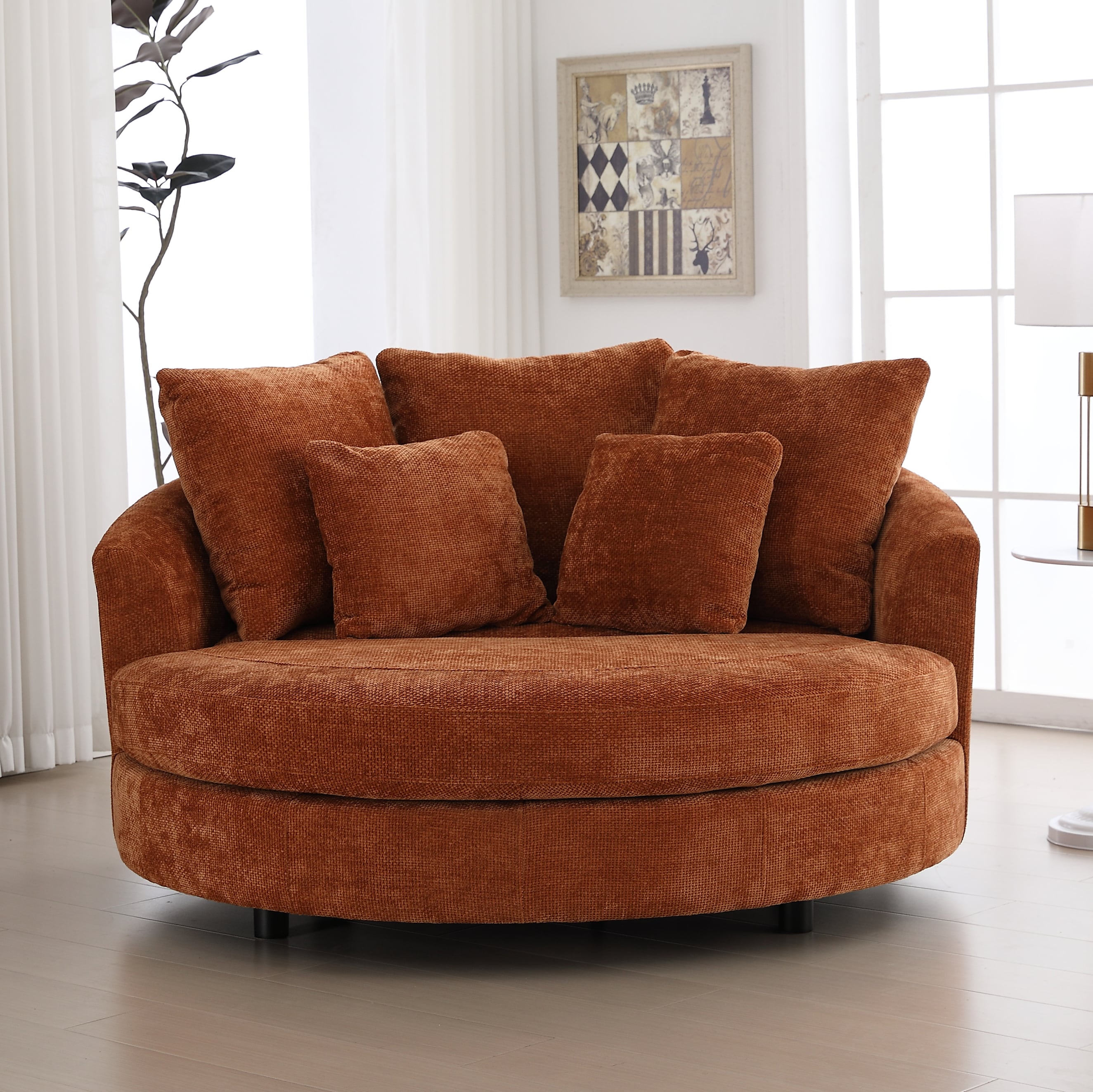 Hrinhom HC-W1104-BURNTORANGE chairs - View #3