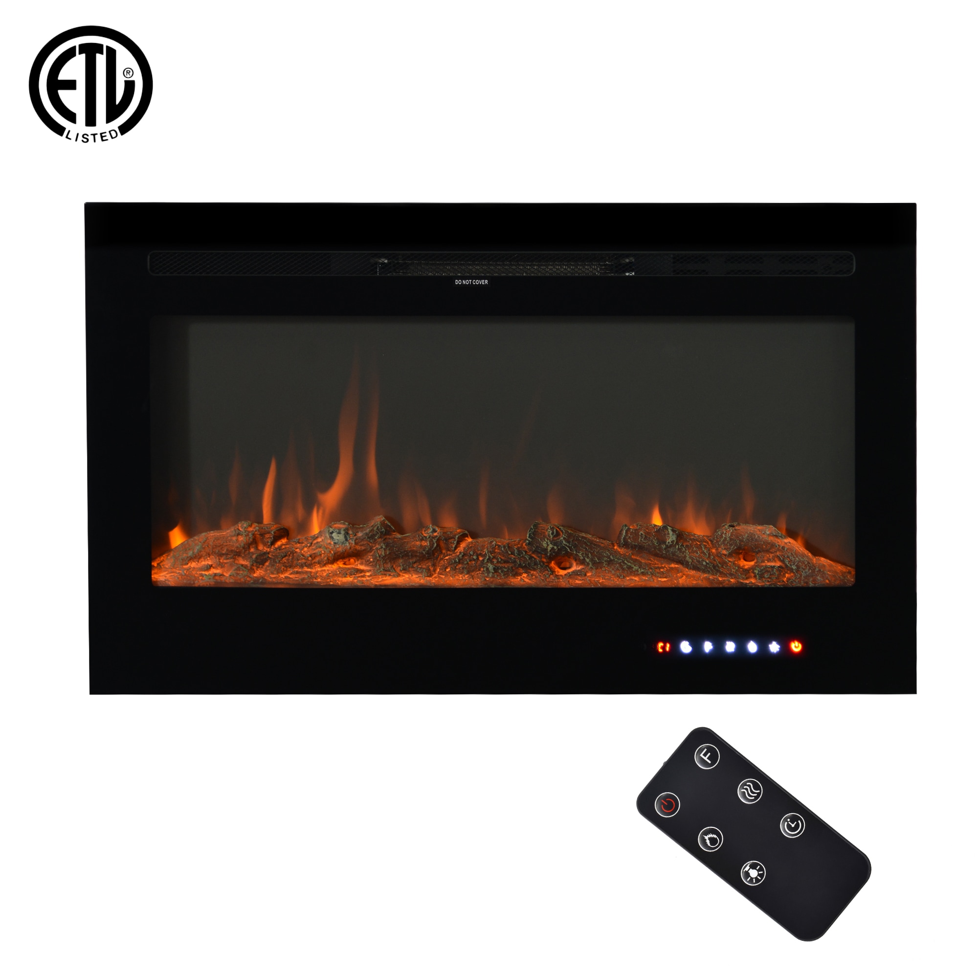 CASAINC 36-in W Black LED Electric Fireplace BH-897AAA Uae Electronic uaeelectronic.com