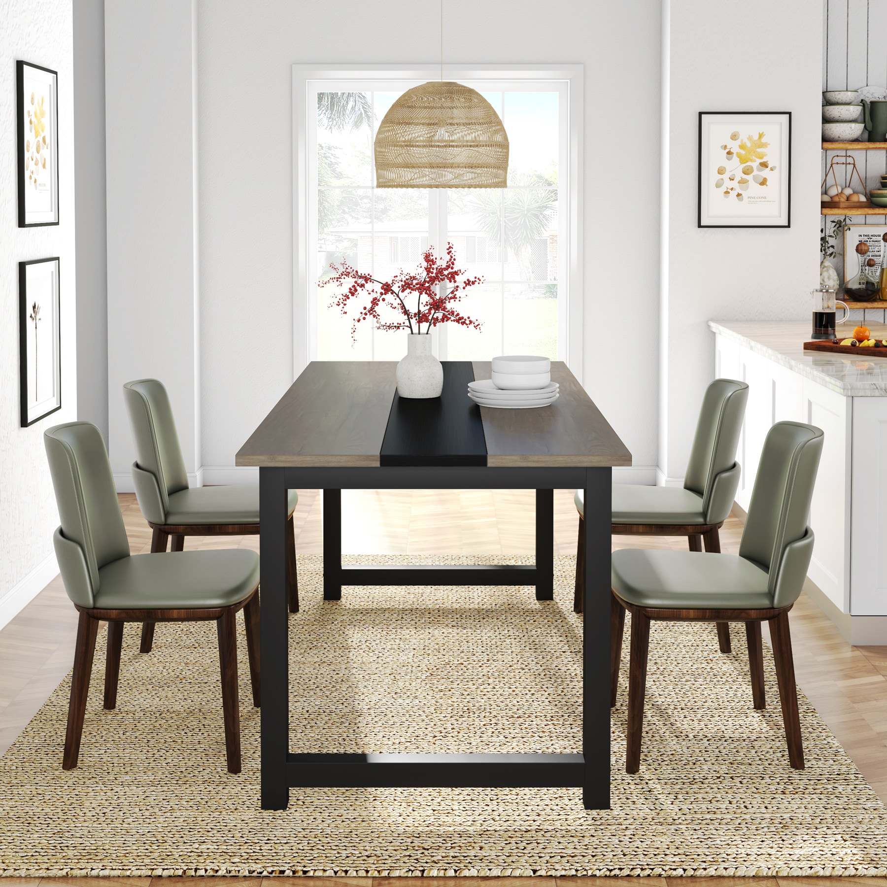 Fnova LWTJ-U0215 Office-Tables - View #11