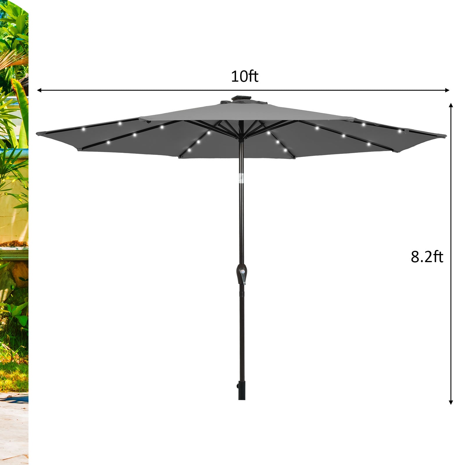 Volenca VOL-452H2Z Beach-Umbrellas - View #3