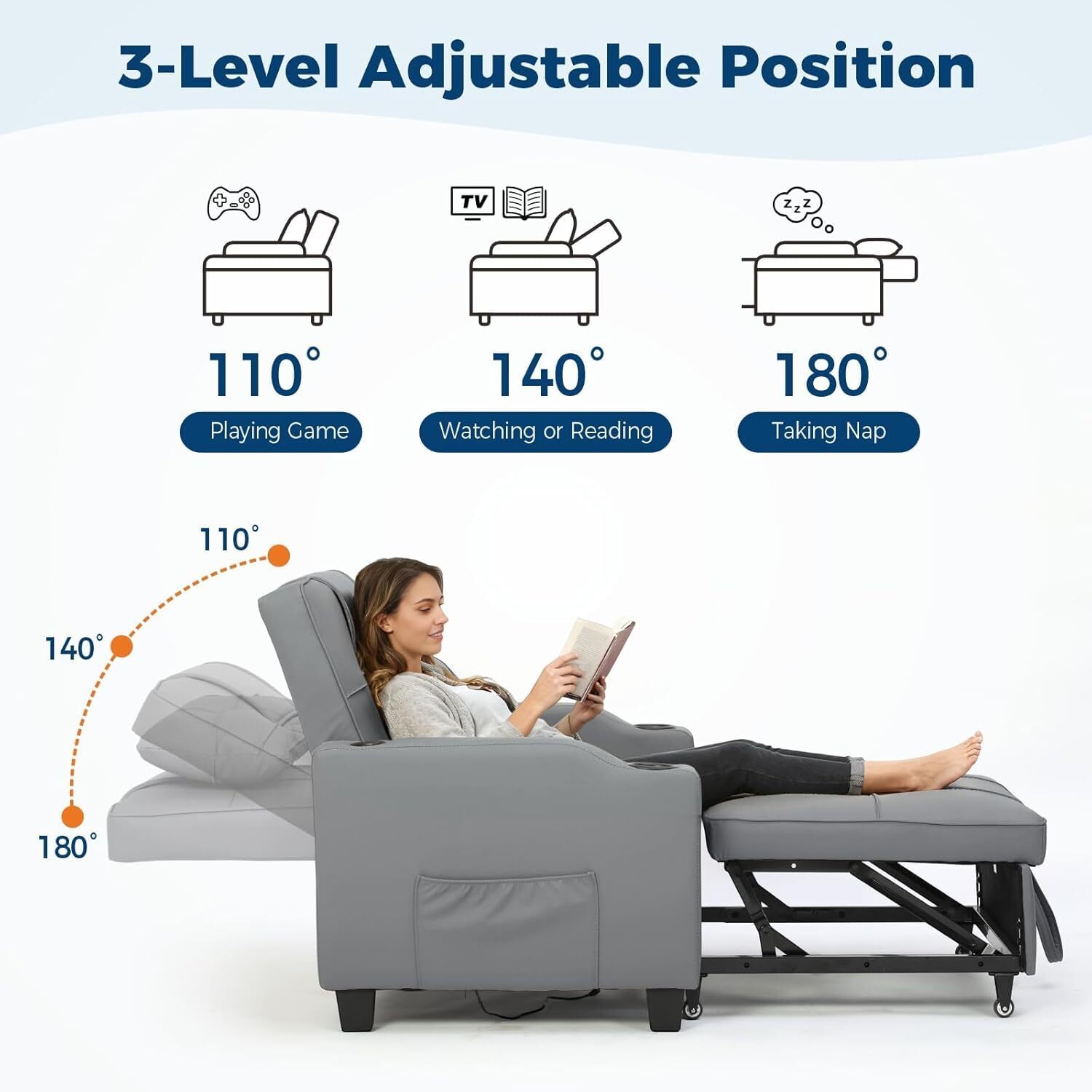 GarveeLife MMP-PHK-36FL Sofas-Loveseats - View #3