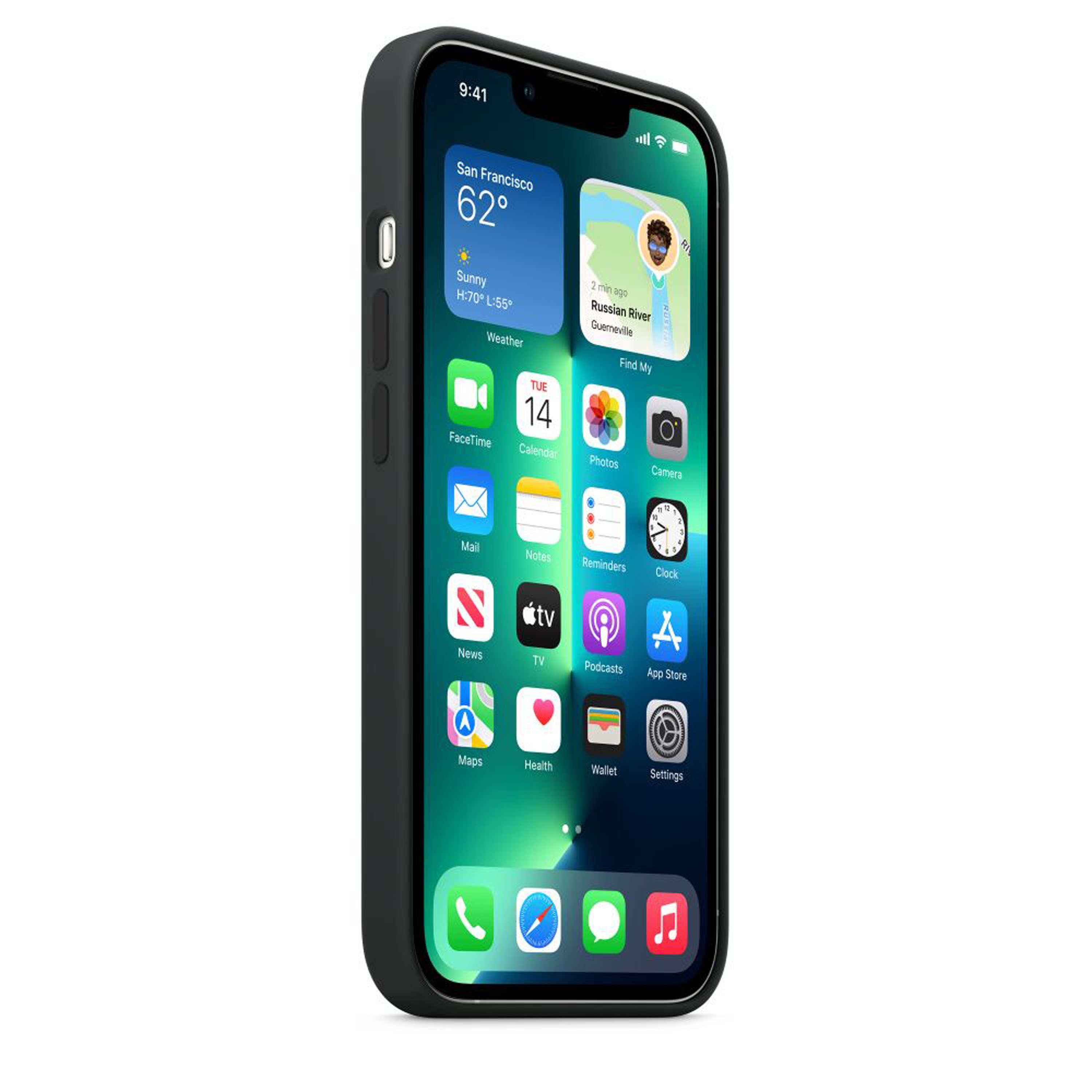 Case de silicona con MagSafe para iPhone 13 Pro Max
