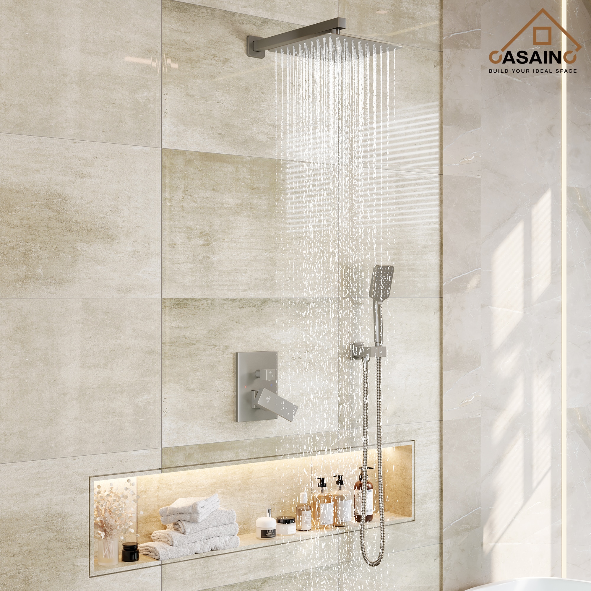 CASAINC WFW98102BN-12 Showerhead-Bar-Panels - View #5