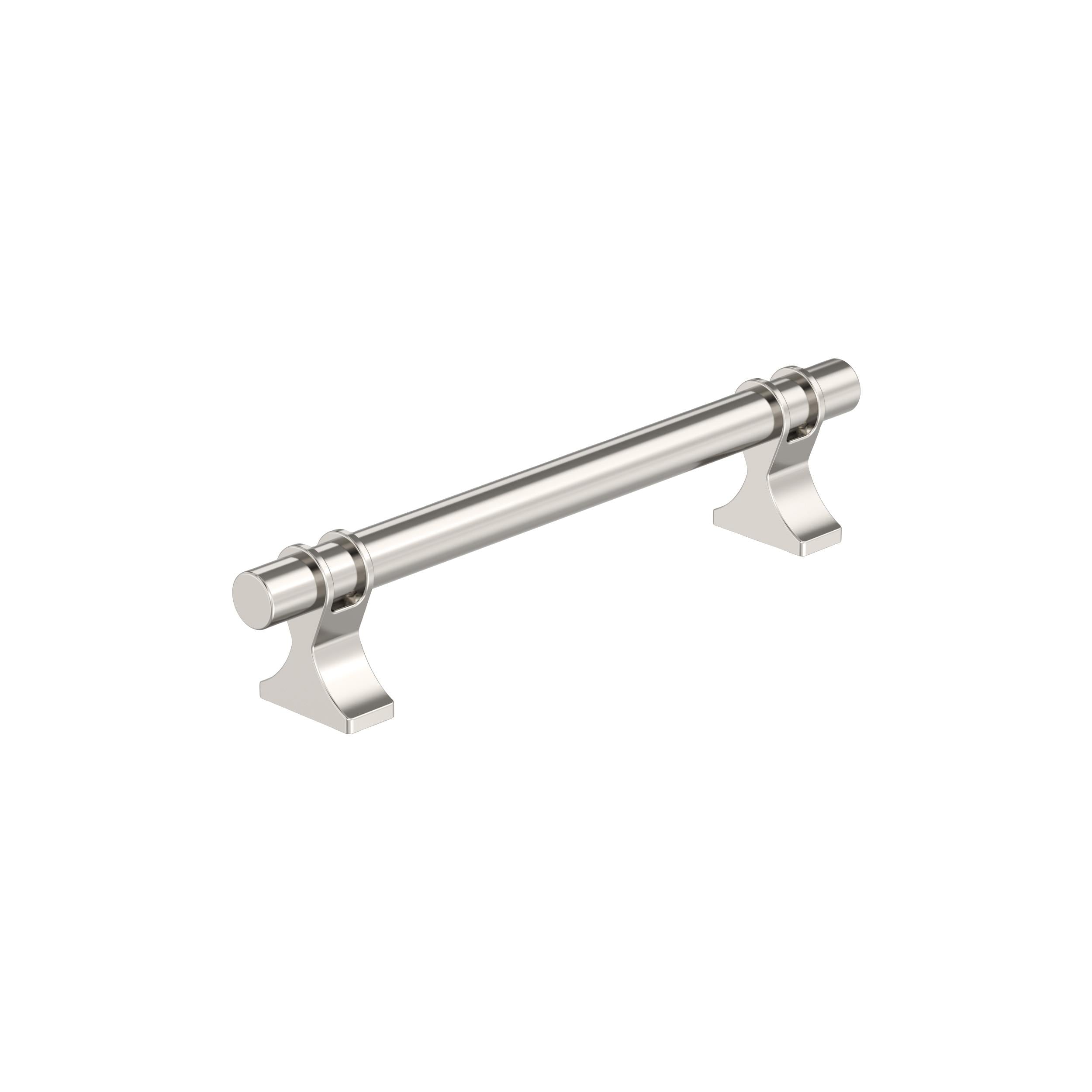 Amerock BP36606PN Davenport 5-1/16-in , 128mm Center to Center Polished Nickel Cylindrical Bar