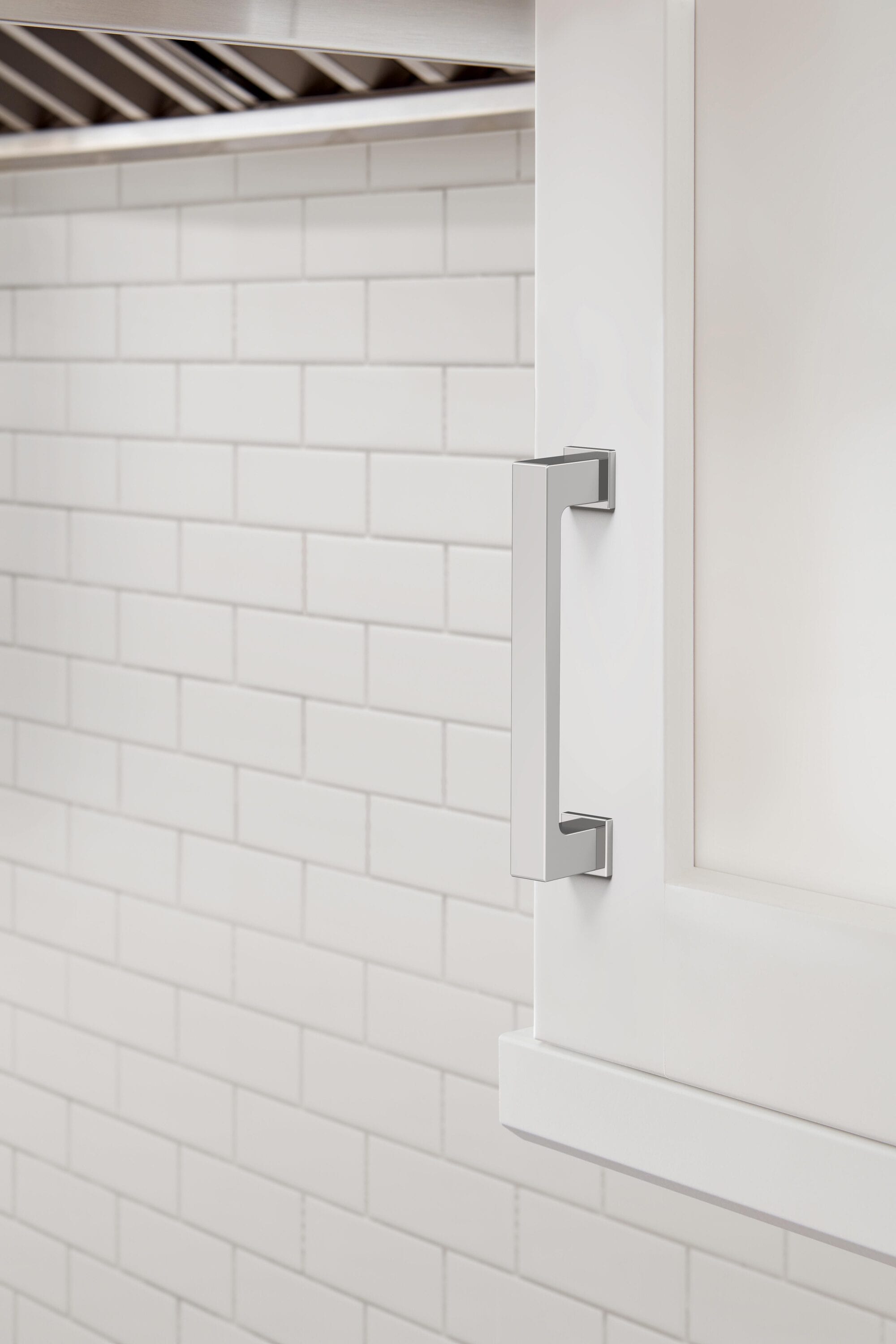 Polished Chrome 3-3/4" Cabinet Pulls with Mounting Hardware