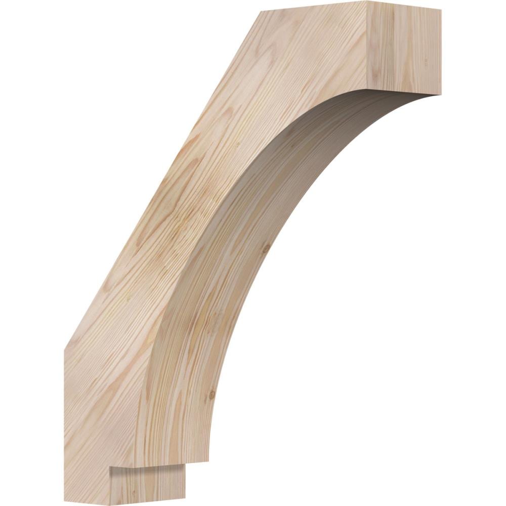 Ekena Millwork BRC06X20X24IMP00SDF 5-1/2-in x 20-in x 24-in Douglas Fir Unfinished Wood Imperial Smooth Knee Brace
