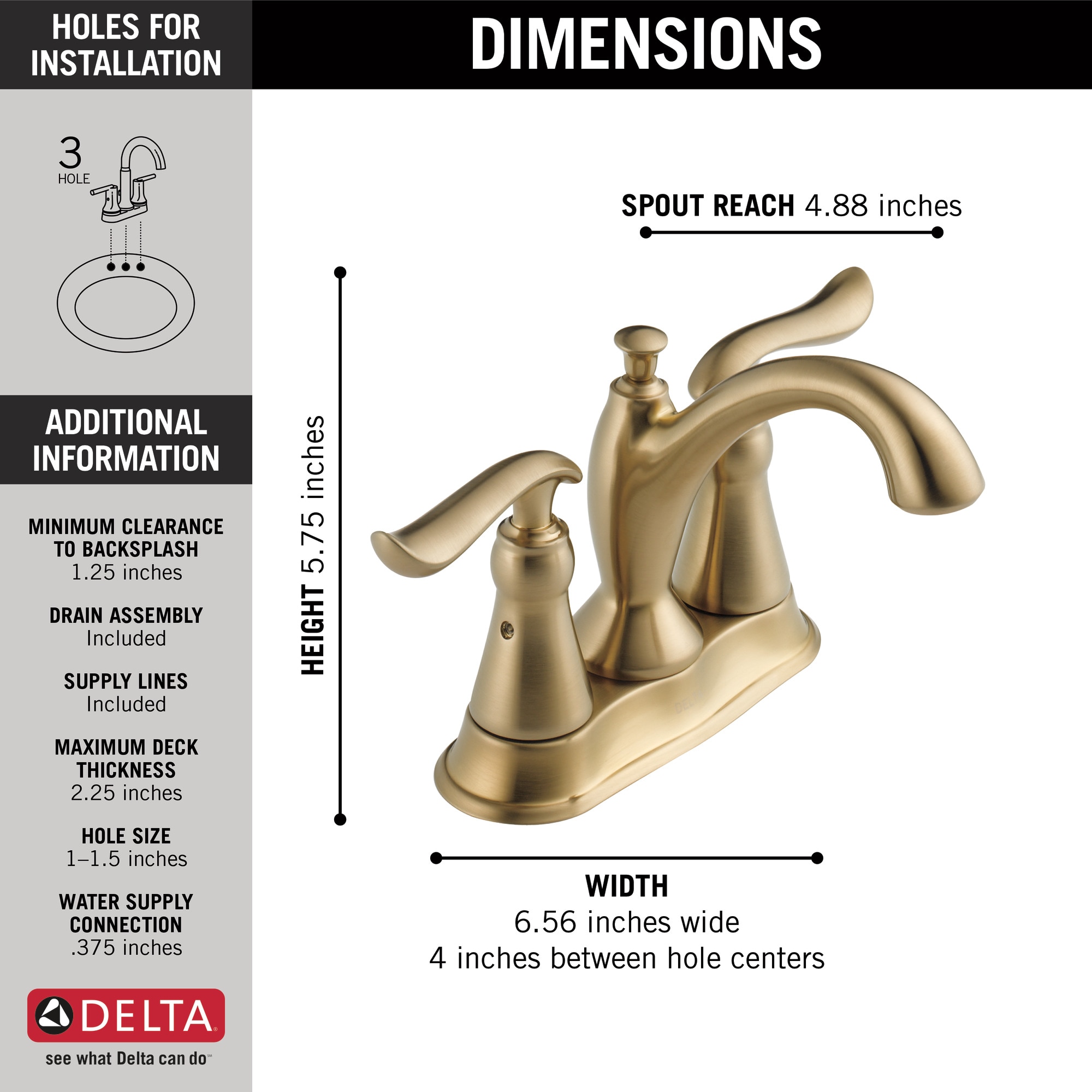 Delta 2594-CZMPU-DST Lavatory-Faucets - View #4